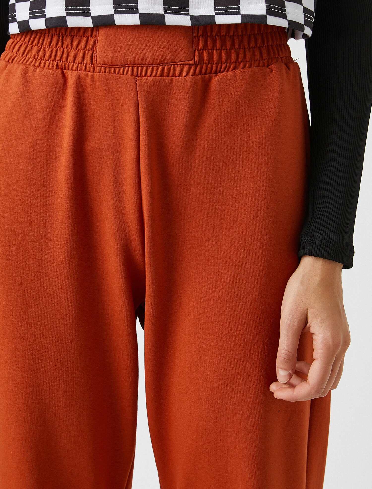   Jogger Eşofman Altı Beli Paçası Lastikli