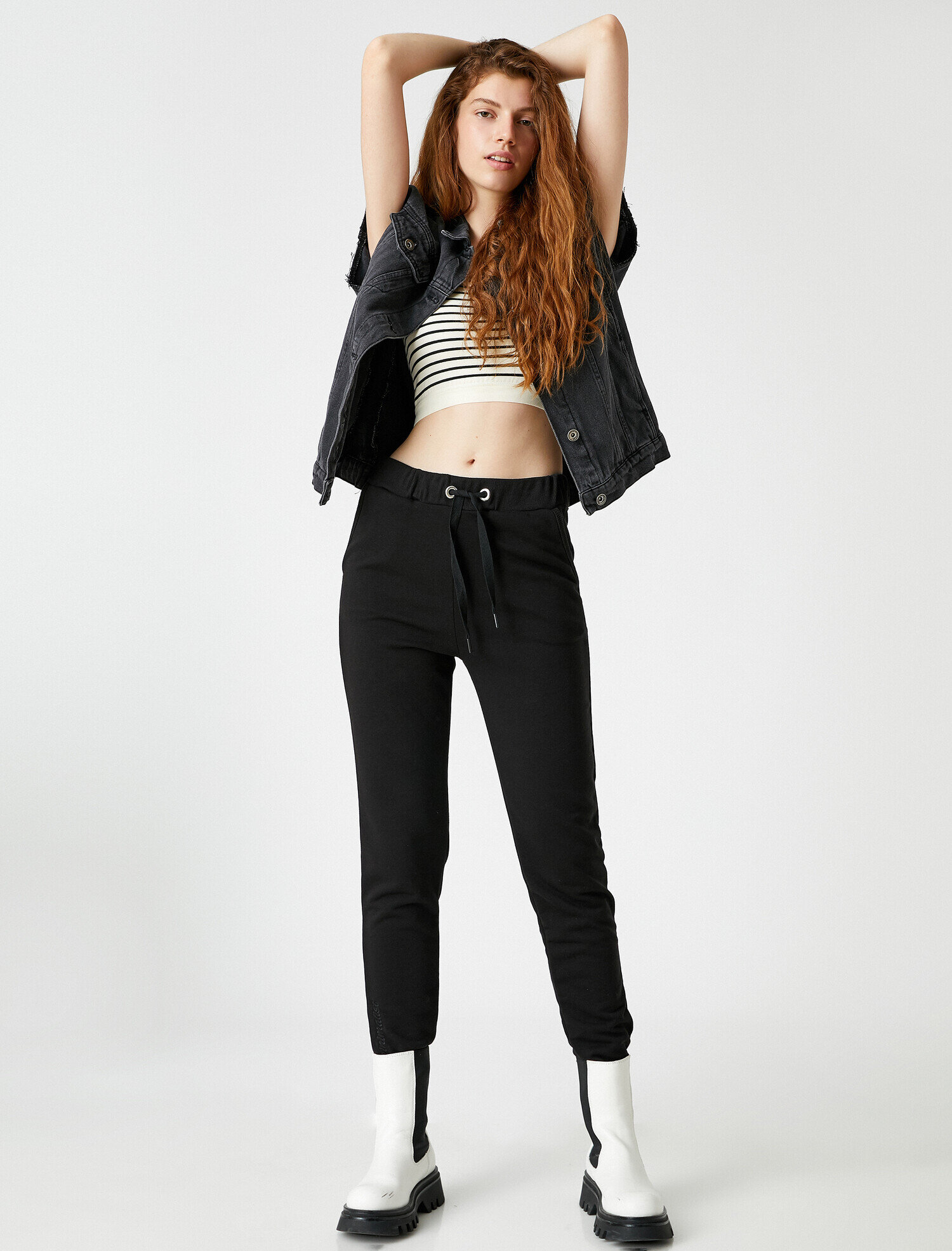   Eşofman Altı Beli Bağlamalı Cepli