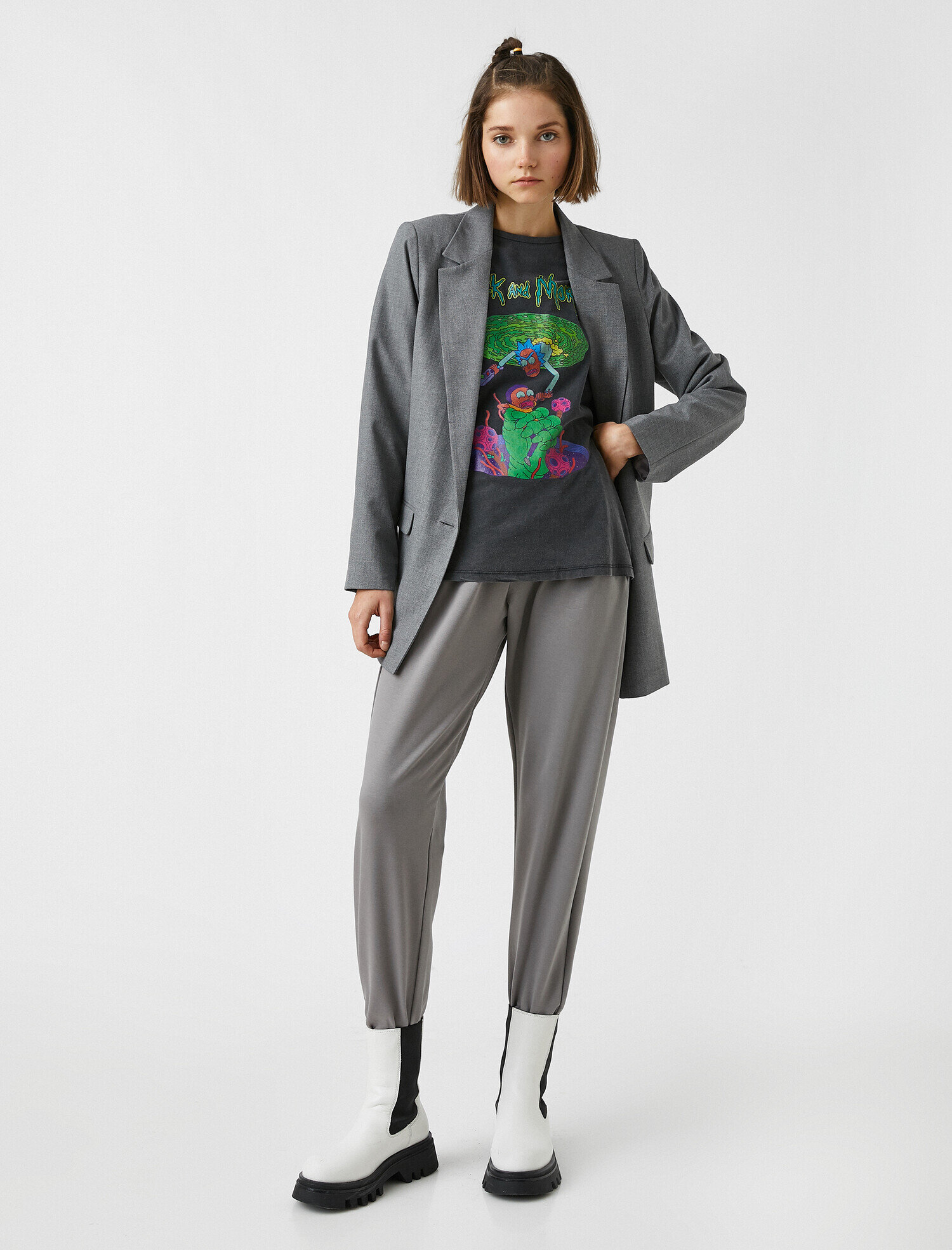   Jogger Eşofman Altı Beli Paçası Lastikli