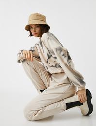 Jogger Eşofman Altı Beli Paçası Lastikli