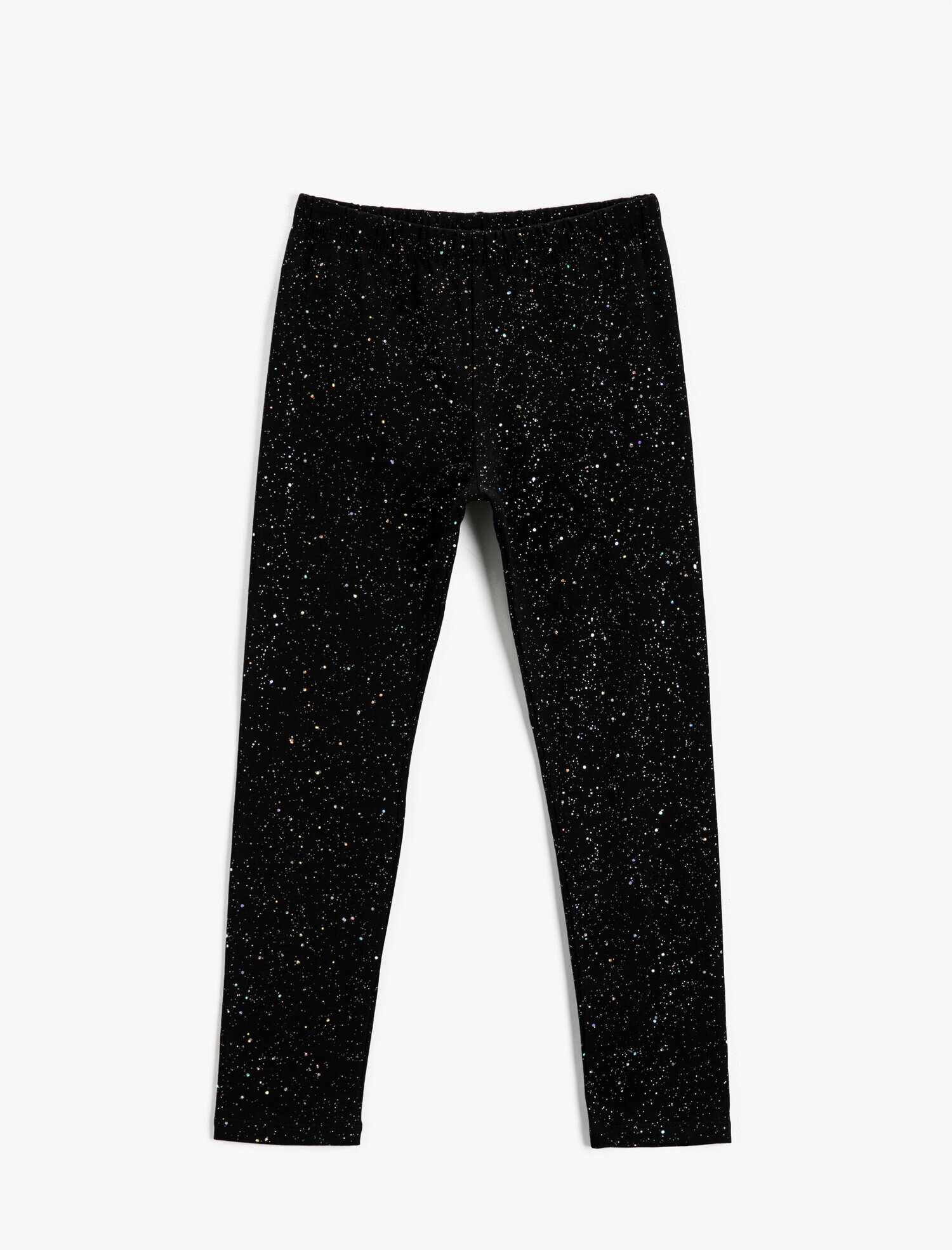  Kız Çocuk Beli Lastikli Tayt