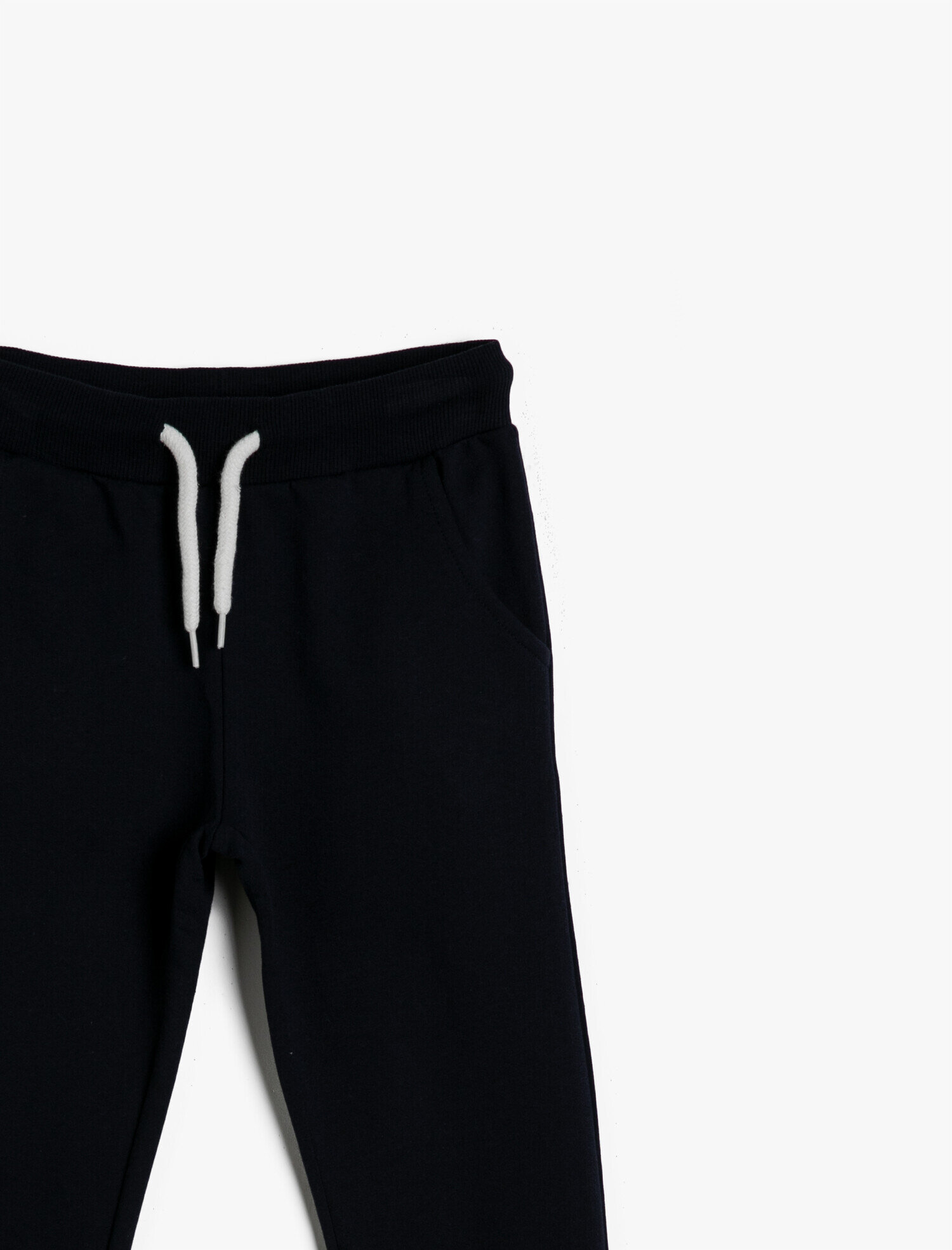  Kız Çocuk Beli Bağlamalı Jogger Eşofman Altı Pamuklu