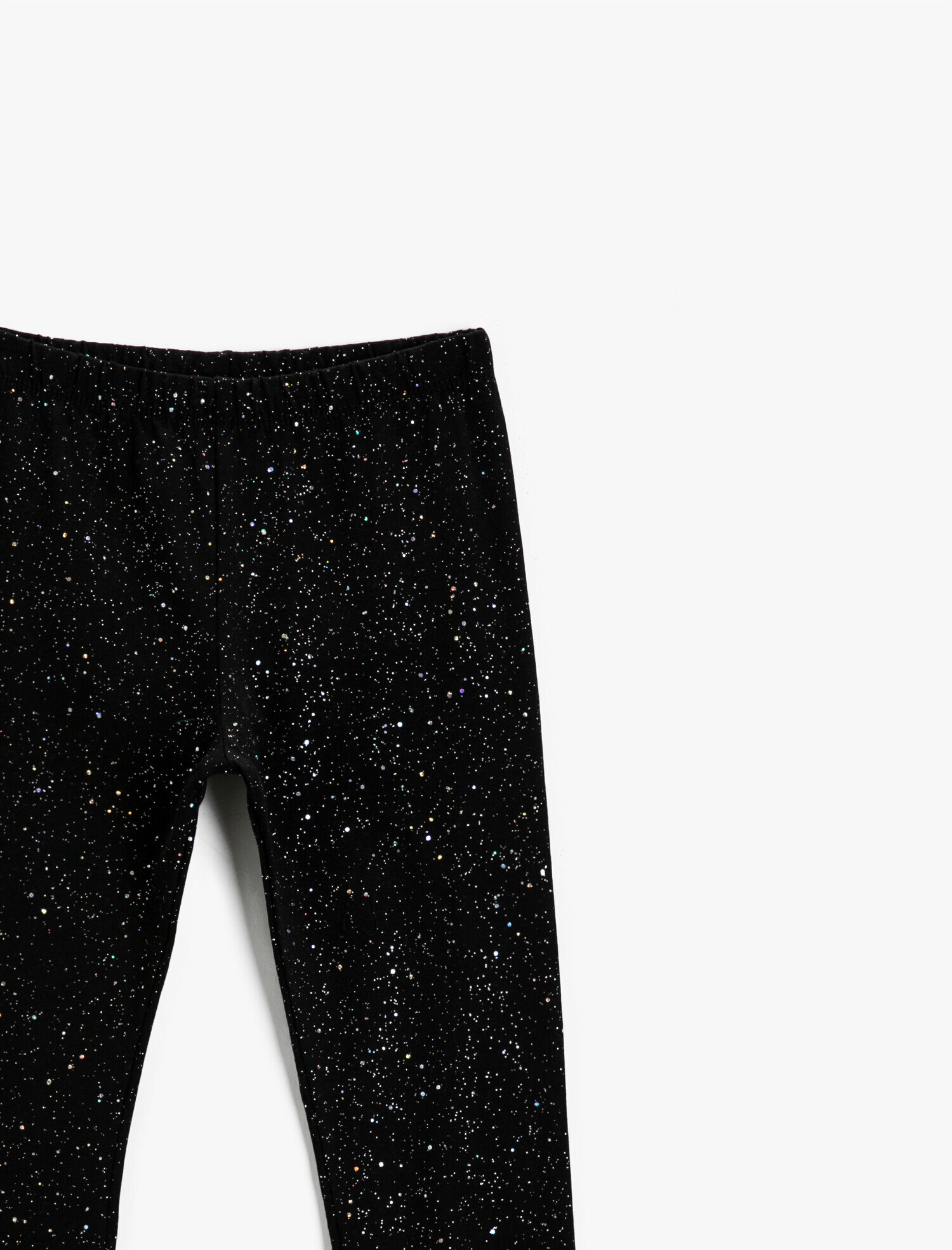  Kız Çocuk Beli Lastikli Tayt