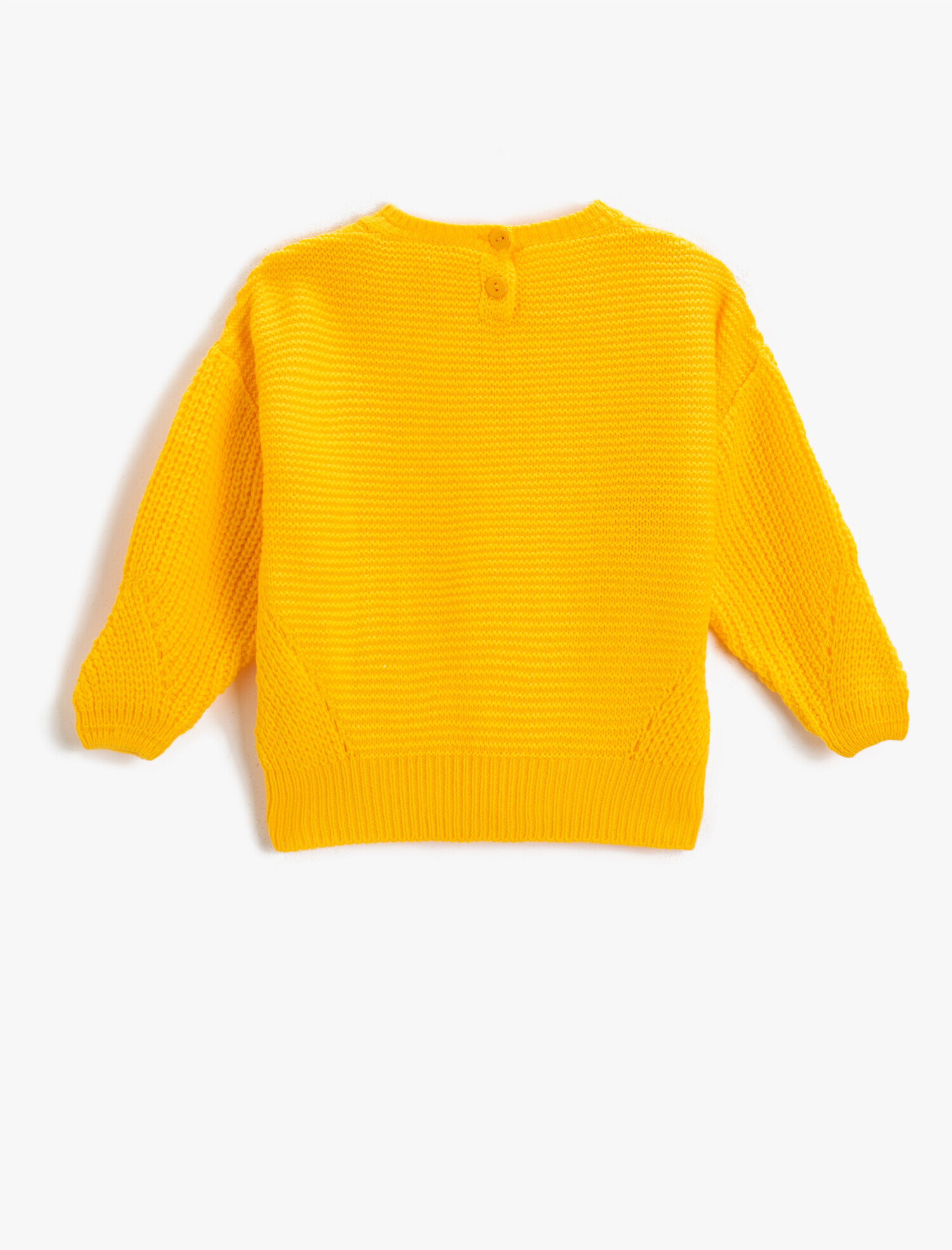  Kız Çocuk Bisiklet Yaka Kazak Örgülü