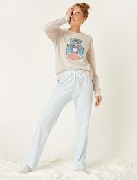 Tom ve Jerry Lisanslı Baskılı Pijama Takımı