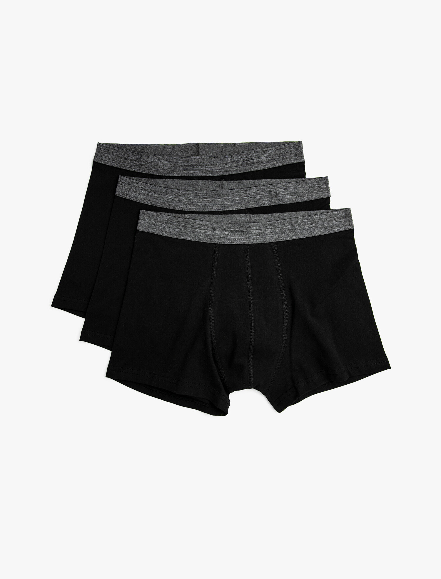   Pamuklu Basic Boxer Seti 3'lü