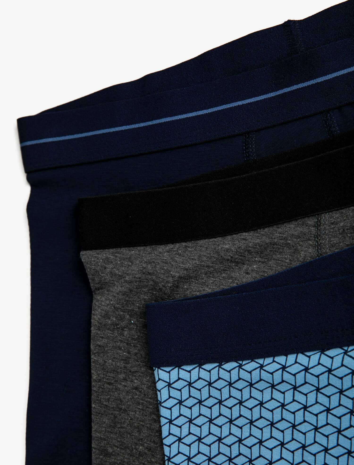   Pamuklu Basic Boxer Seti 3'lü