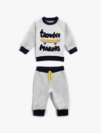 Troublemakers İşlemeli Eşofman Takımı
