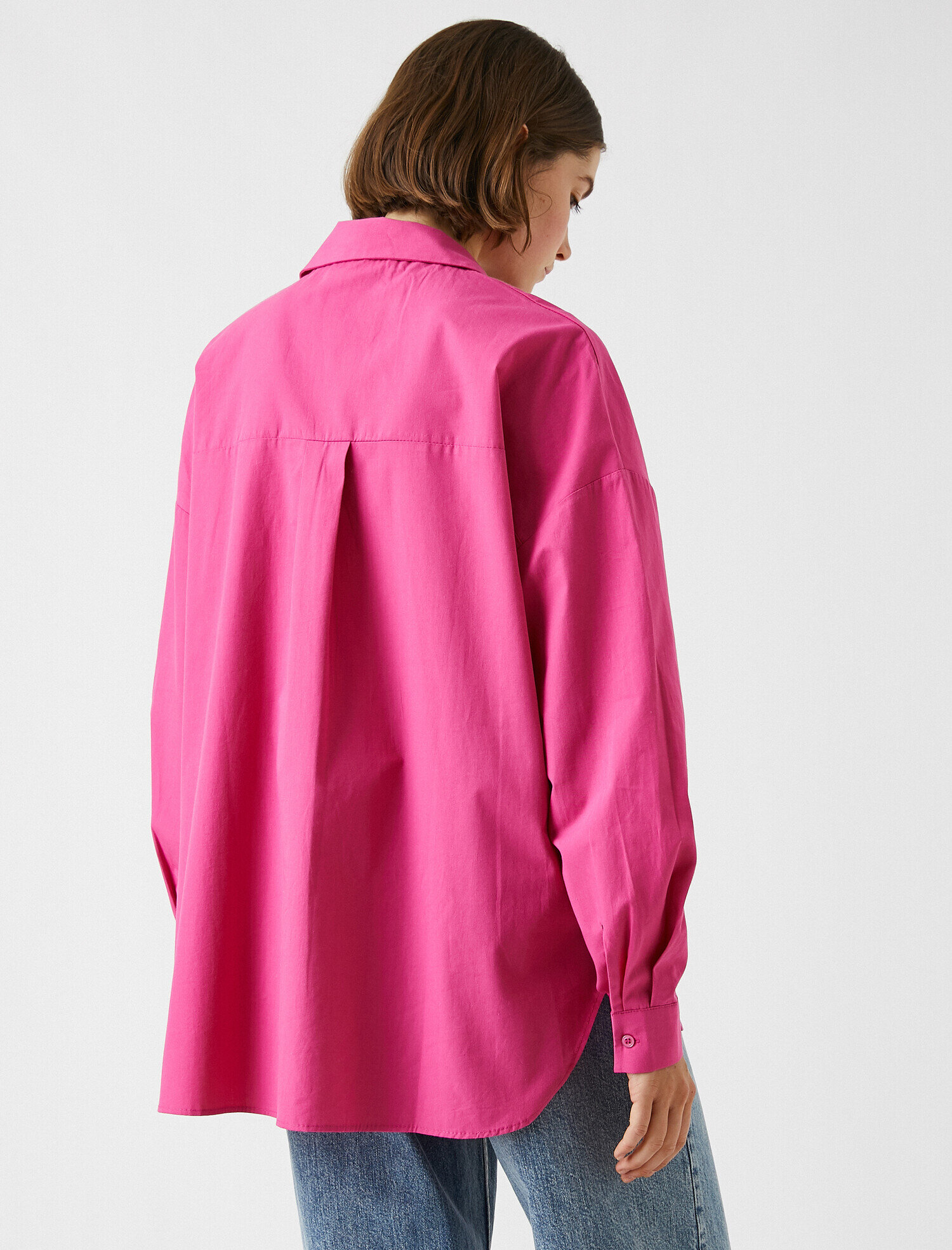   Oversize Pamuklu Gömlek