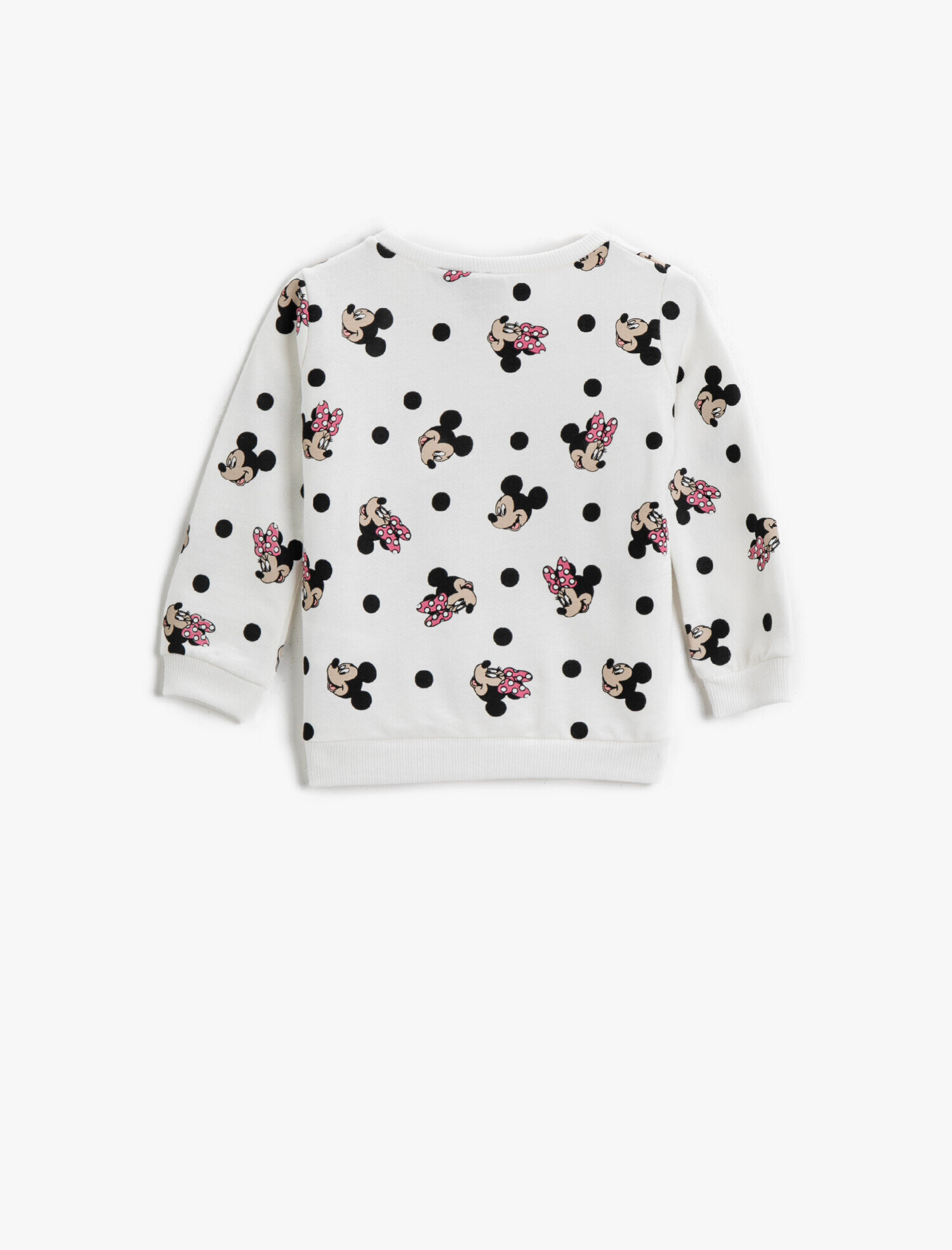  Kız Bebek Disney Sweatshirt s Lisanslı Baskılı Pamuklu