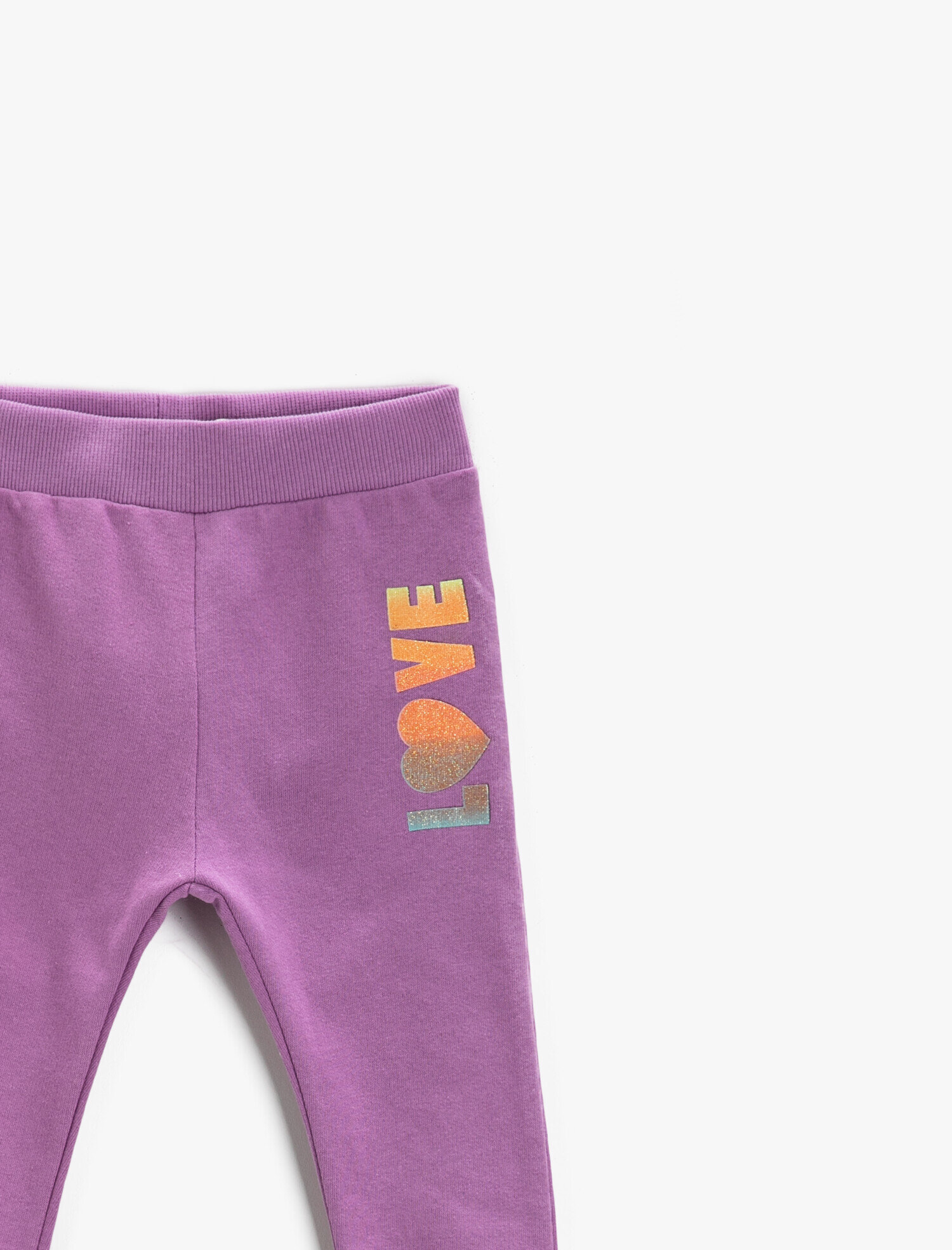  Kız Bebek Baskılı Eşofman Altı Pamuklu