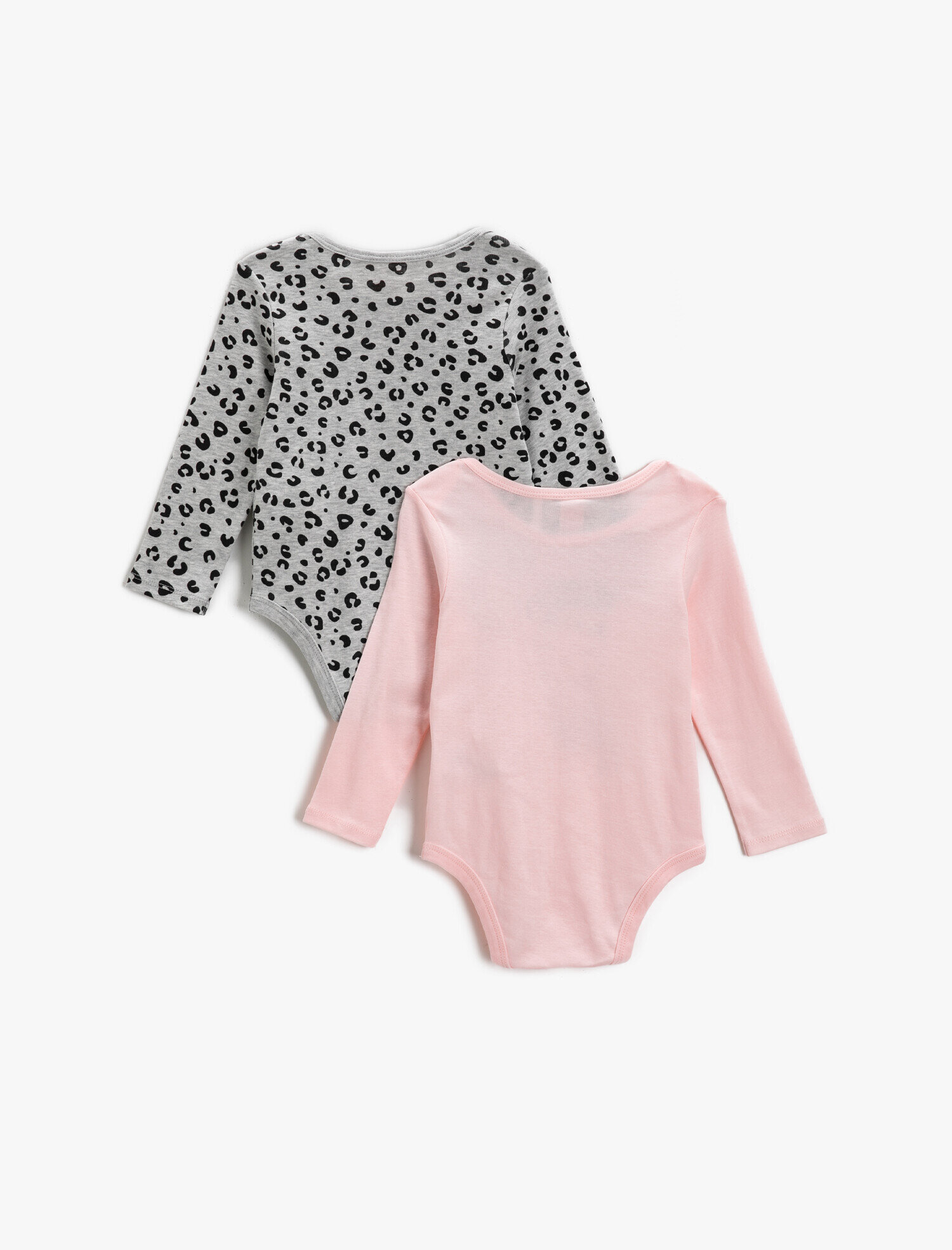  Kız Bebek Baskılı Çıtçıtlı Body 2'li Set