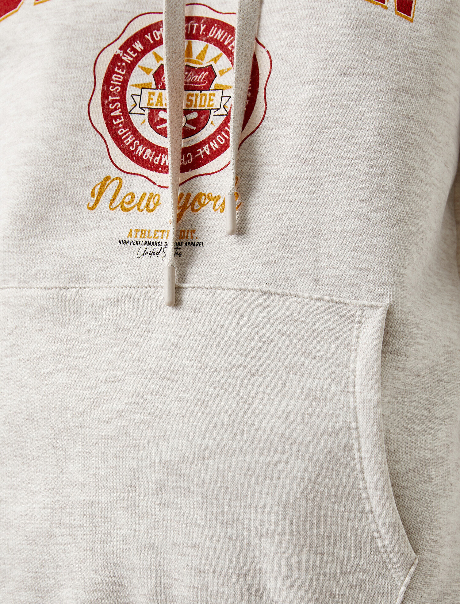   Kapüşonlu Baskılı Sweatshirt