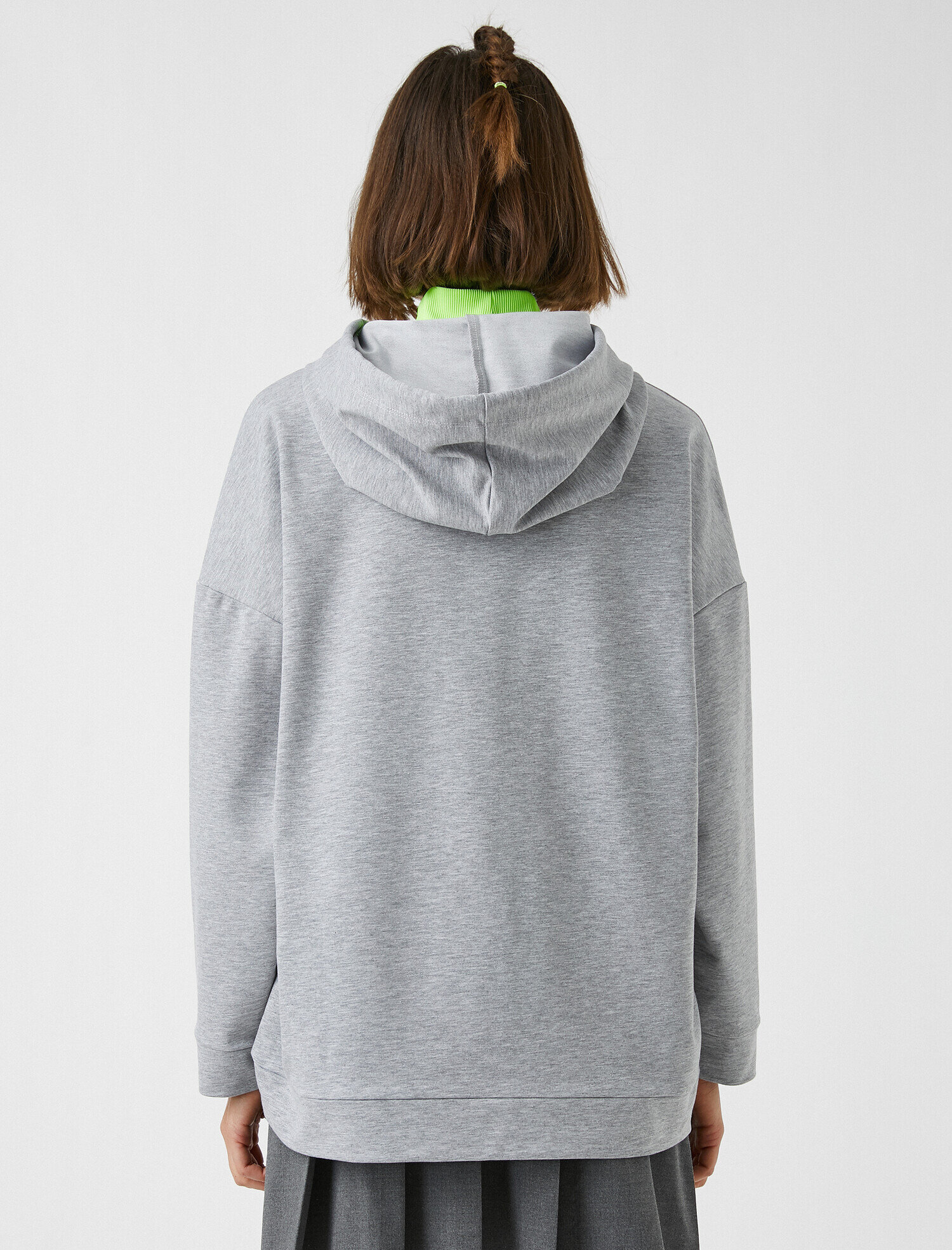 Kapüşonlu Oversize Sweatshirt