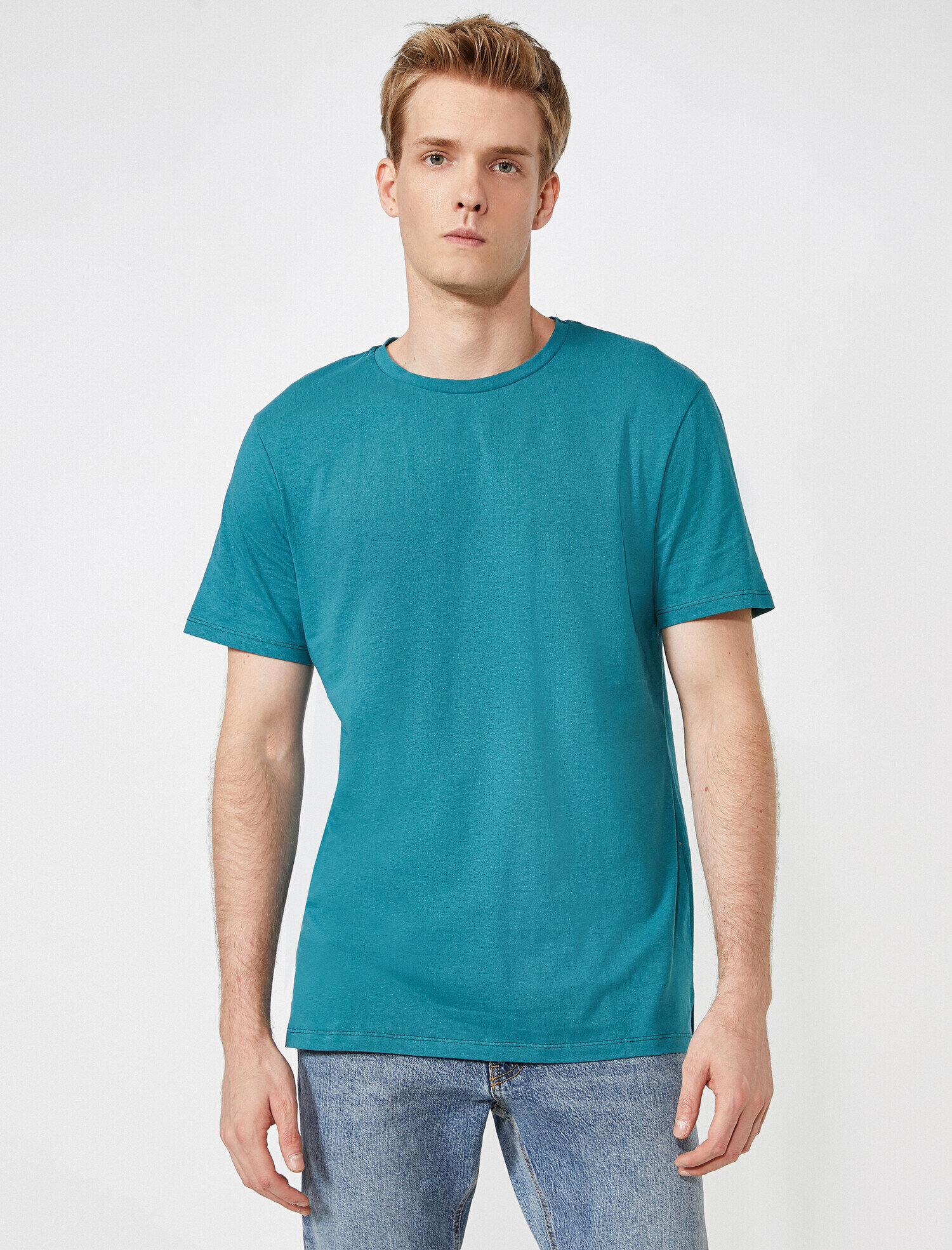   Loose Fit Basic Tişört Pamuklu