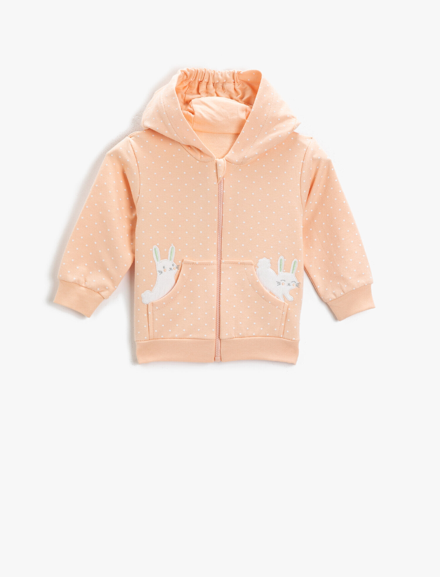 Kız Bebek Kapüşonlu Bebek Seti