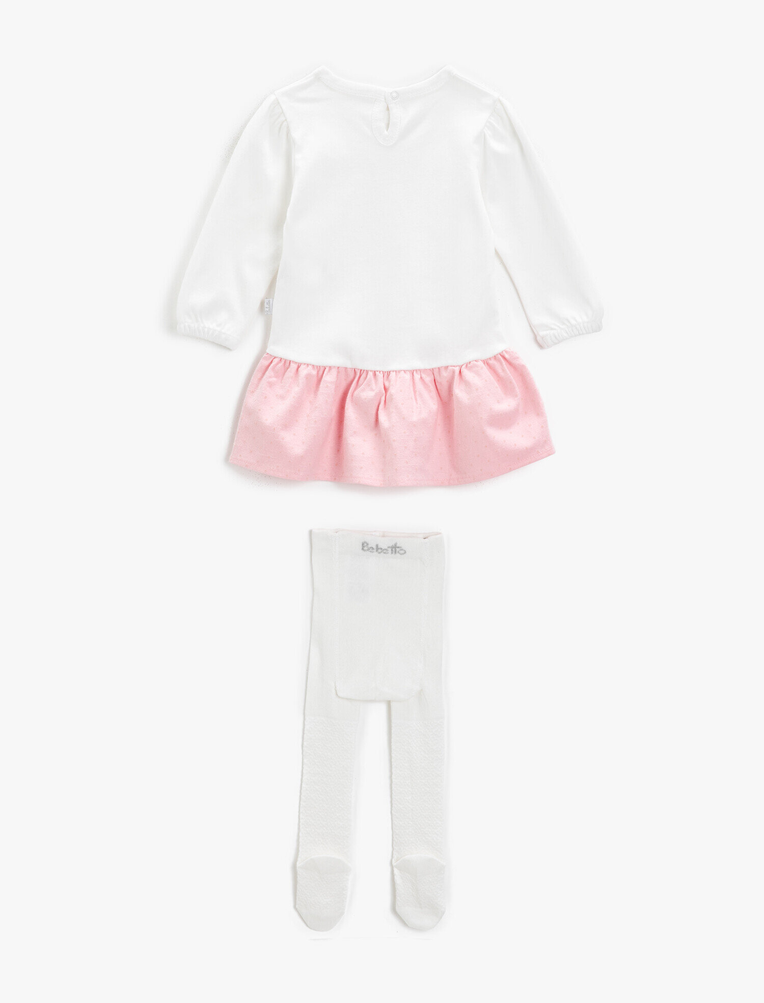 Kız Bebek Baskılı Zıbın Seti