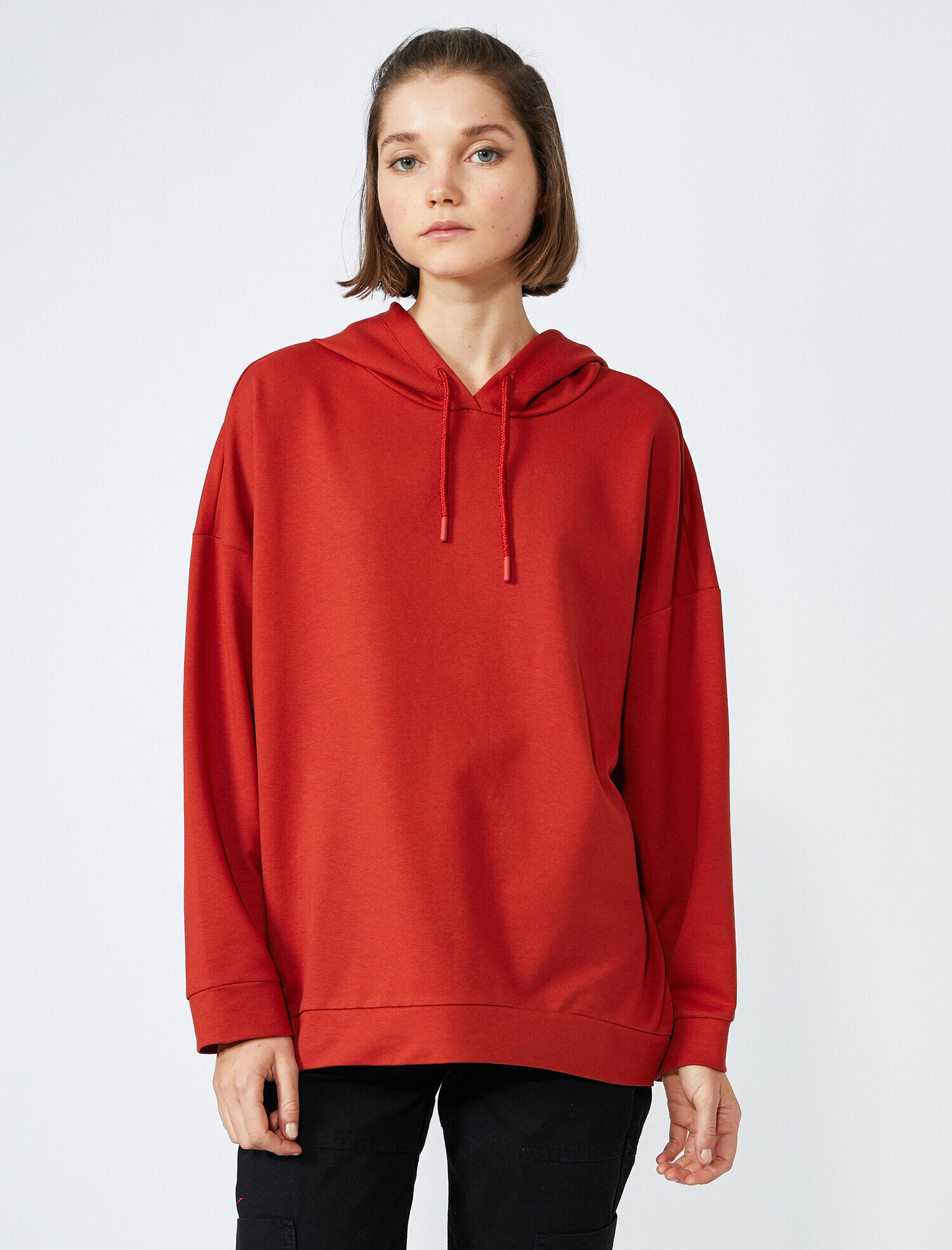   Kapüşonlu Oversize Sweatshirt