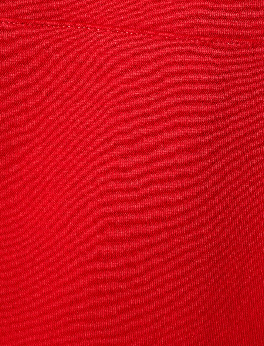   Yazı Baskılı Kapüşonlu Sweatshirt