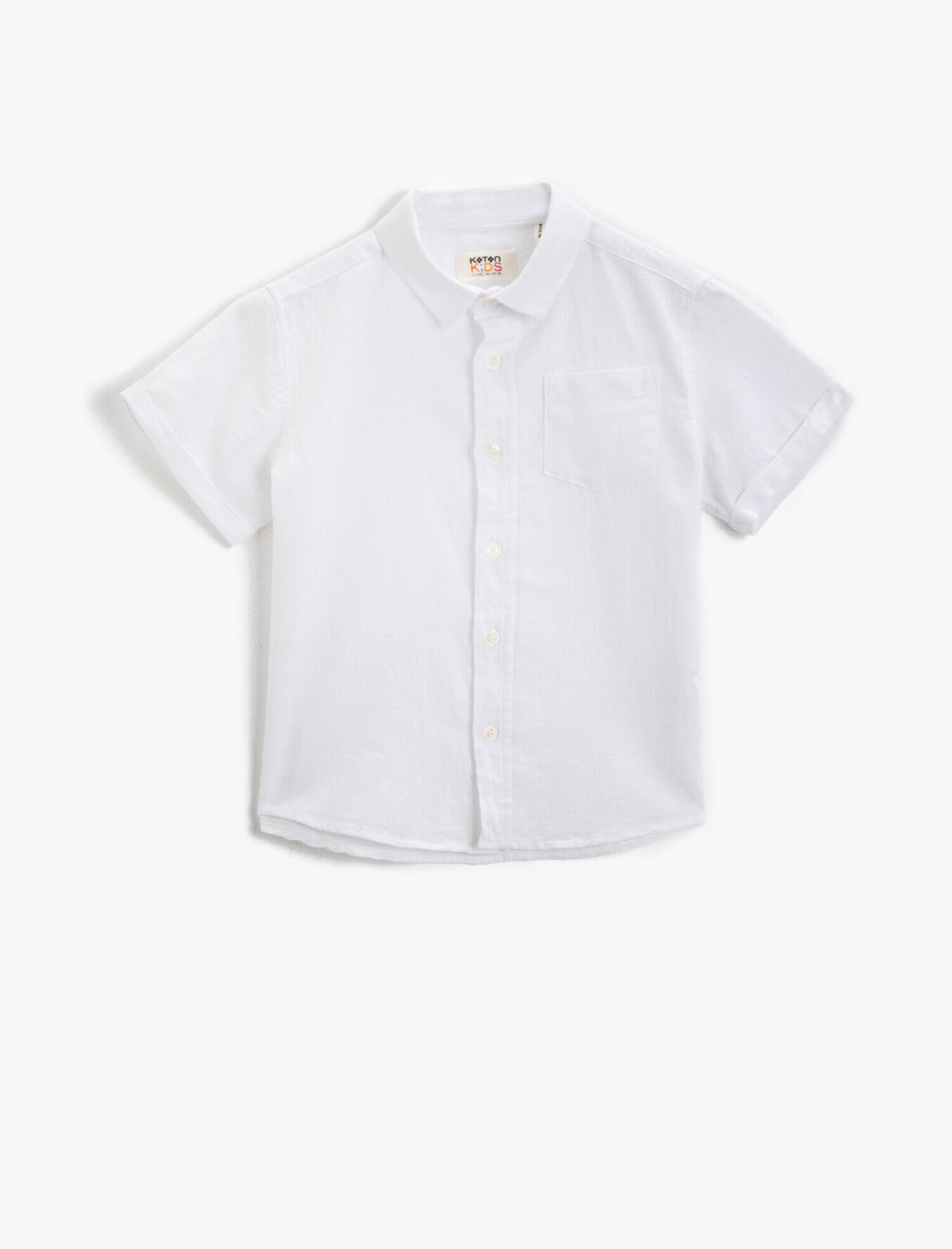  Erkek Çocuk Kısa Kollu Gömlek Pamuklu
