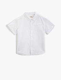 Kısa Kollu Gömlek Pamuklu