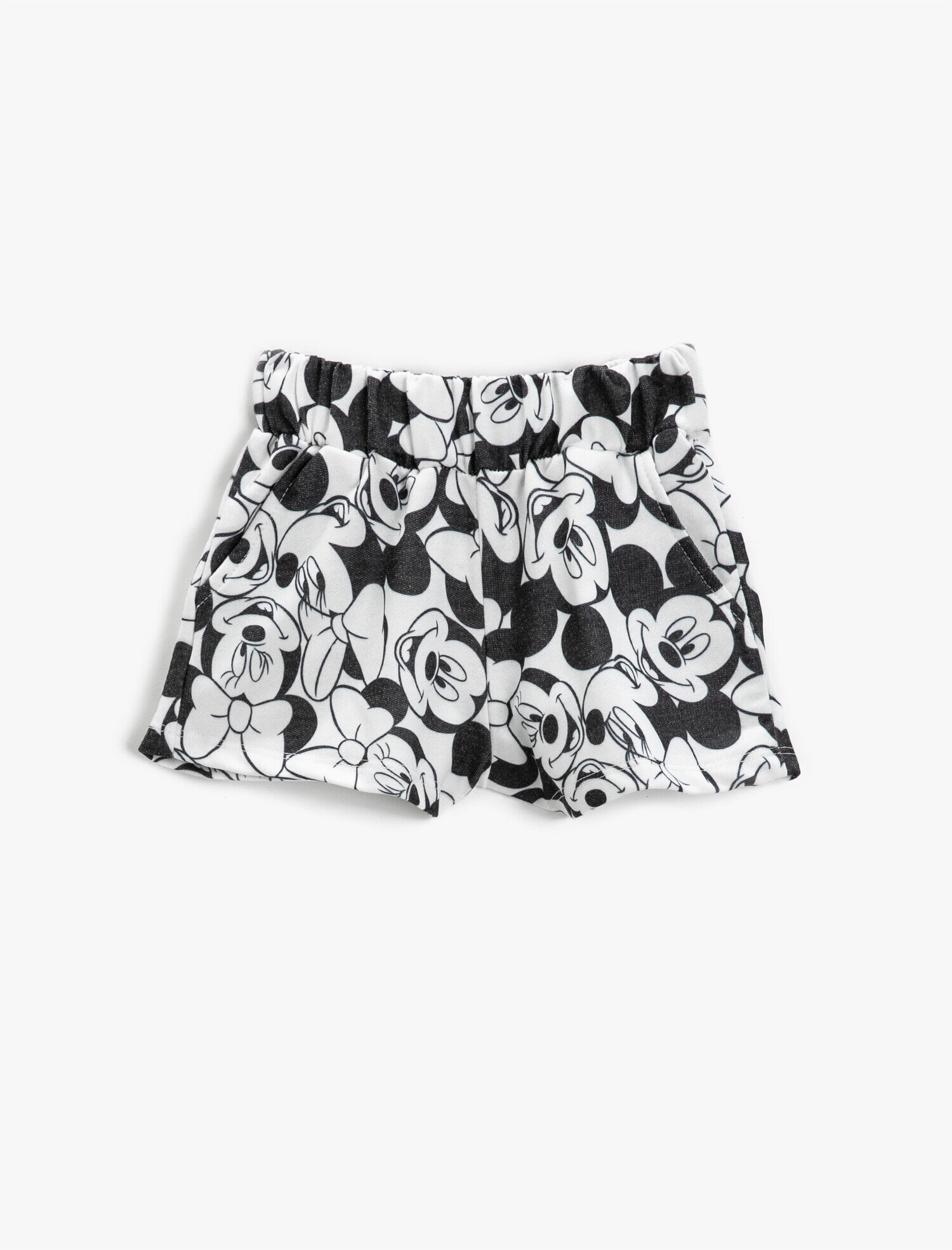  Kız Çocuk Mickey Mouse Baskılı Lisanslı Şort