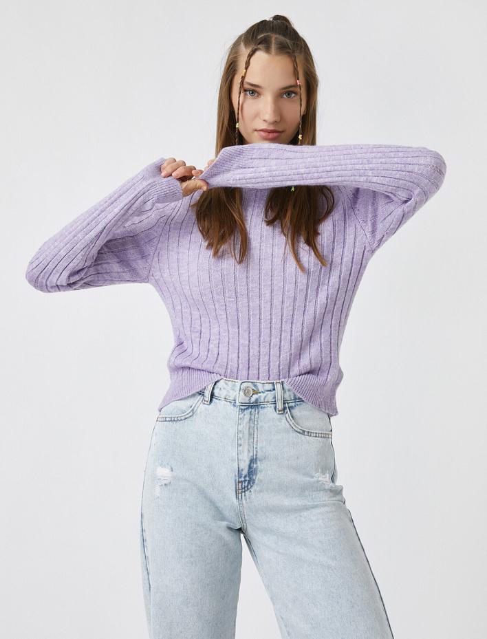  Uzun Kollu Triko Kazak