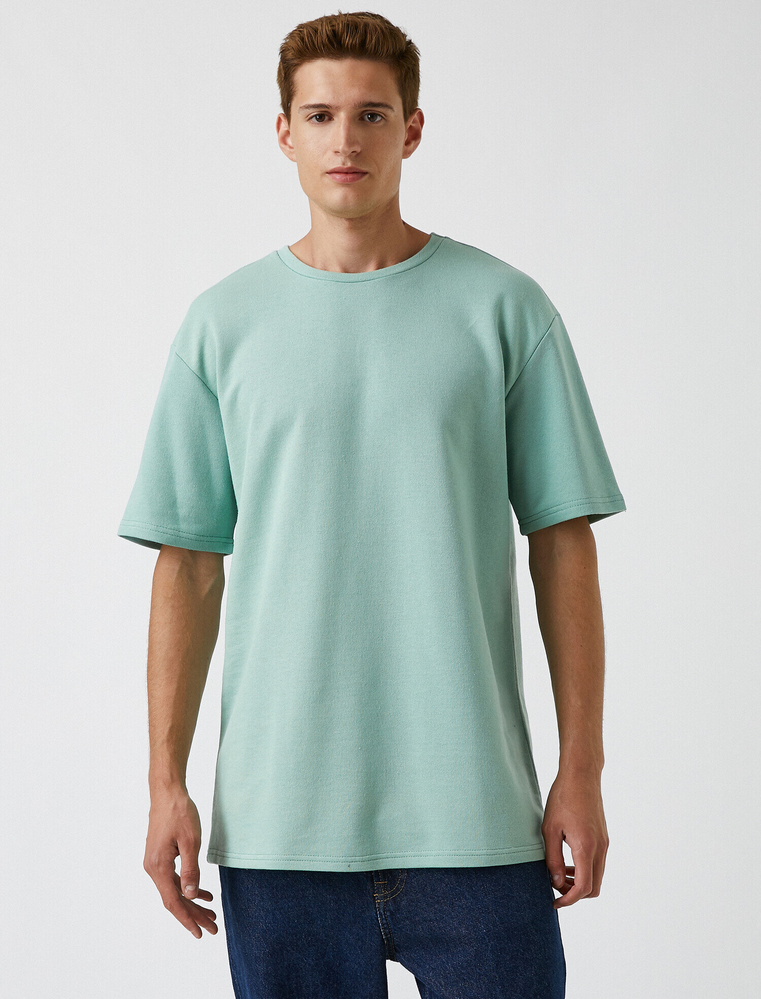   Oversize Tişört Pamuklu