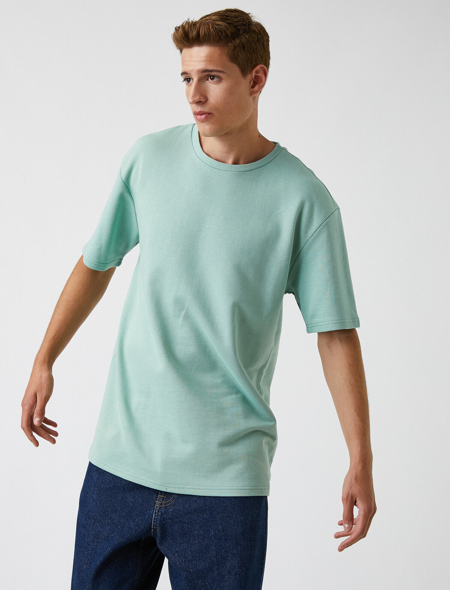   Oversize Tişört Pamuklu