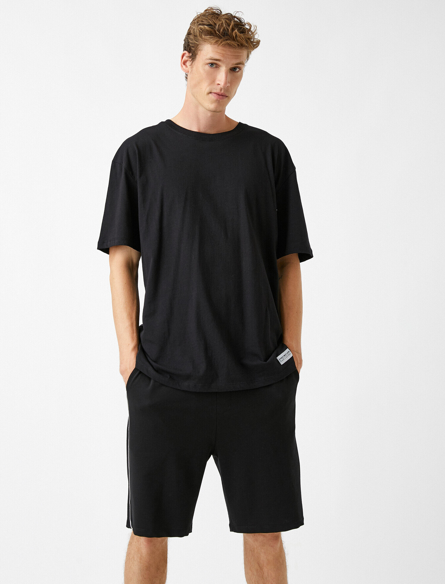   Oversize Basic Tişört Pamuklu