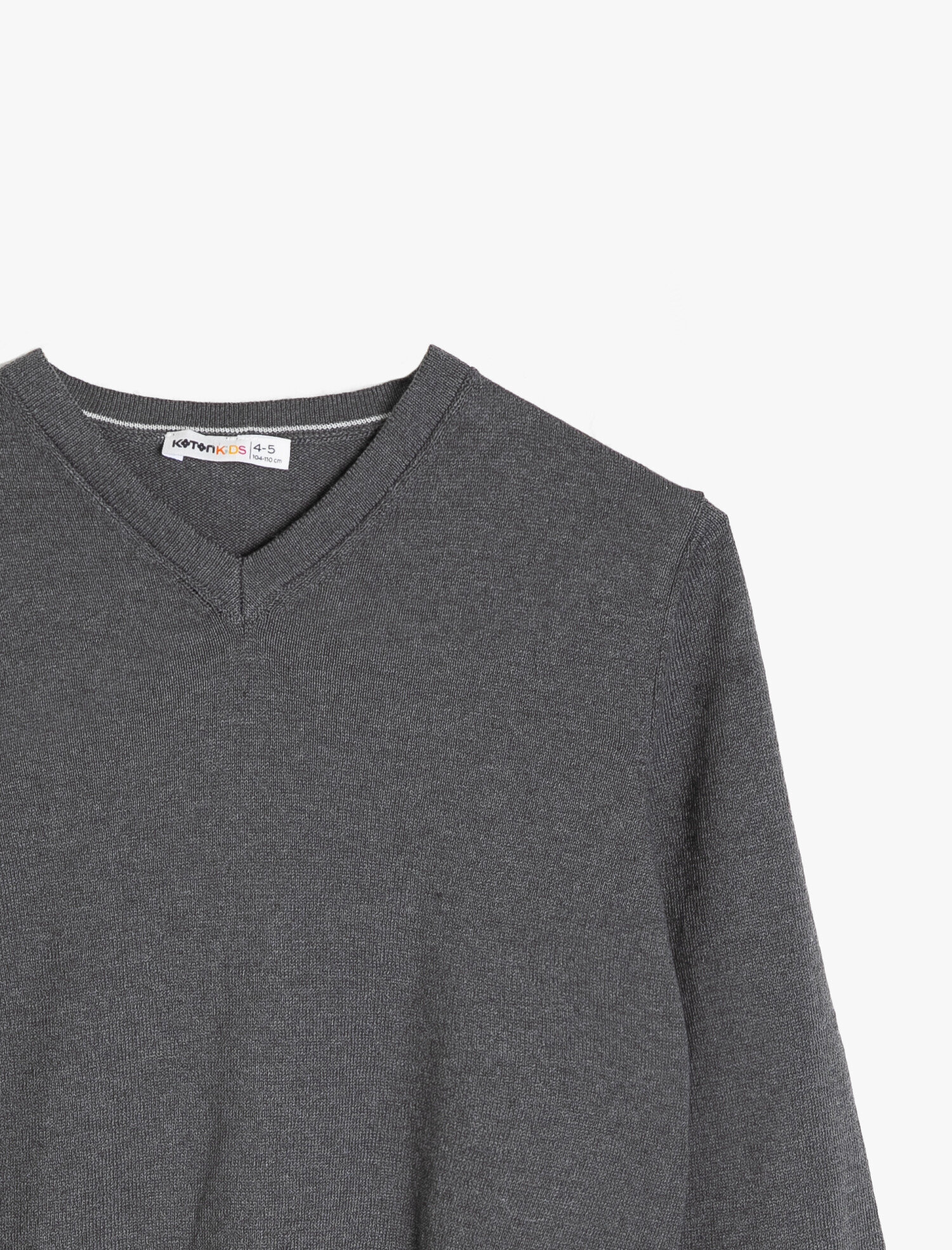  Erkek Çocuk V Yaka Triko Kazak