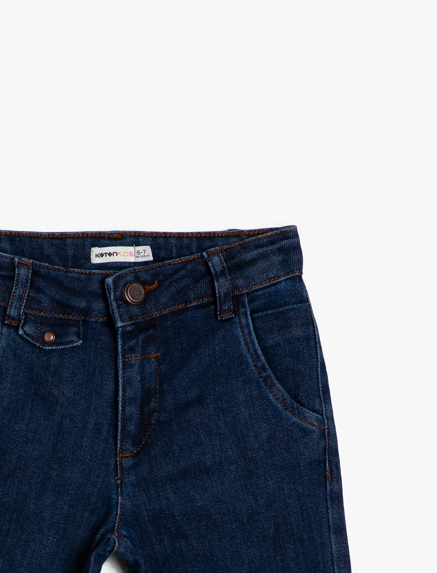  Erkek Çocuk Kot Pantolon Cepli Pamuklu - Skinny Jean