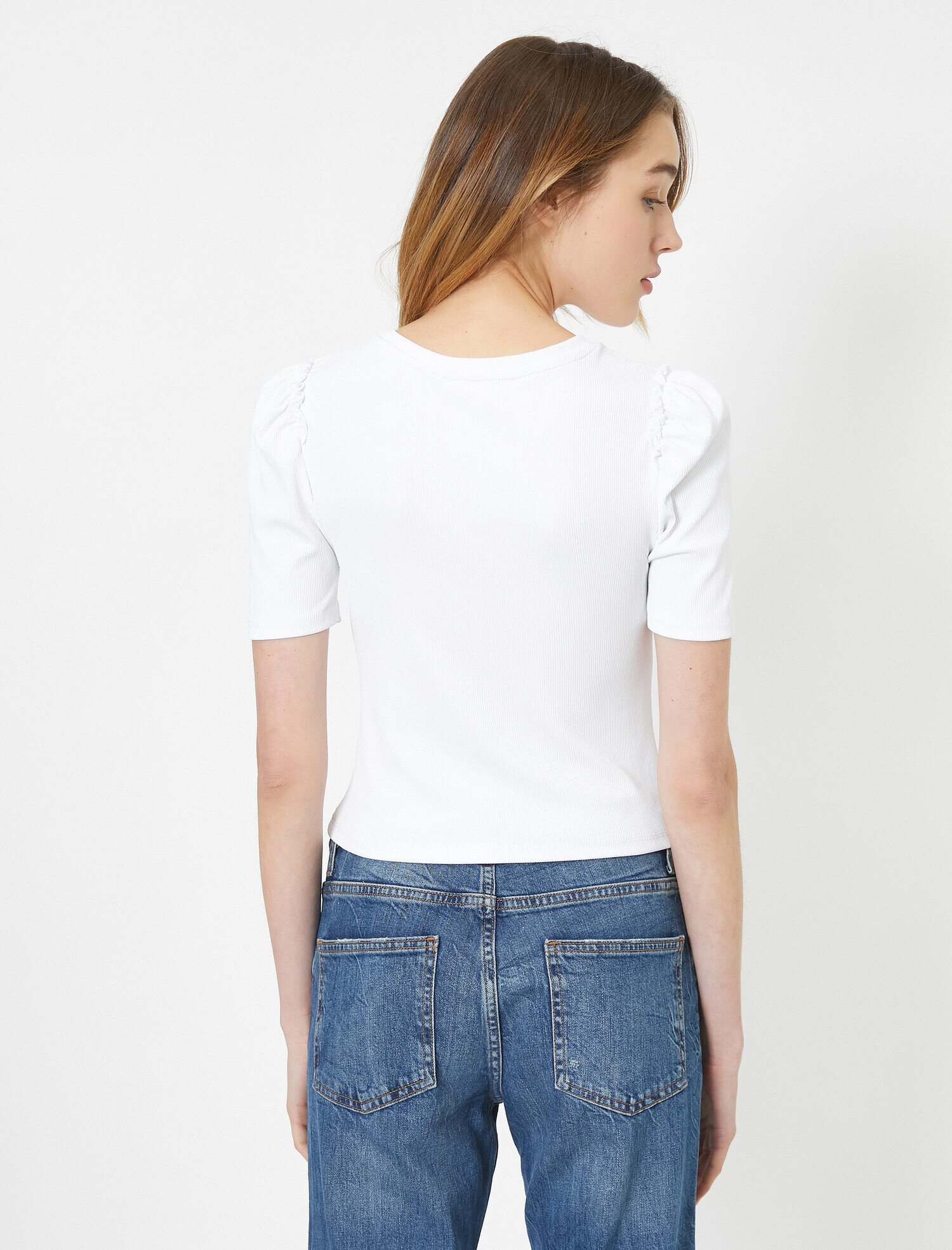   Bisiklet Yaka Kısa Kollu Tişört