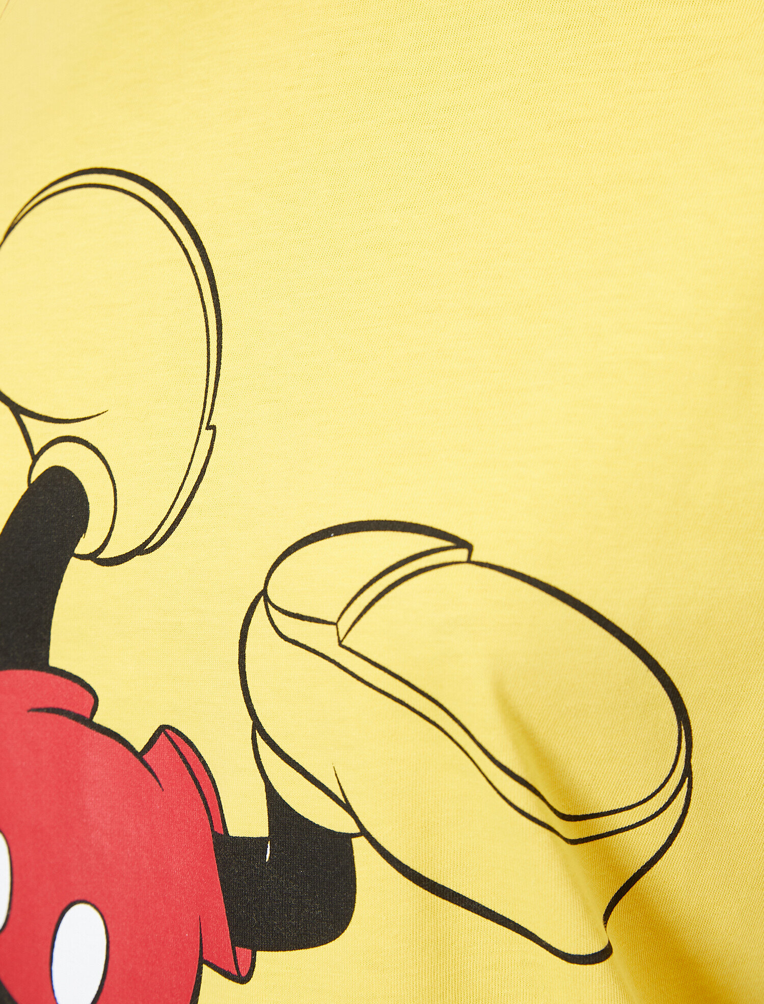   Mickey Mouse Baskılı Oversize Lisanslı Tişört