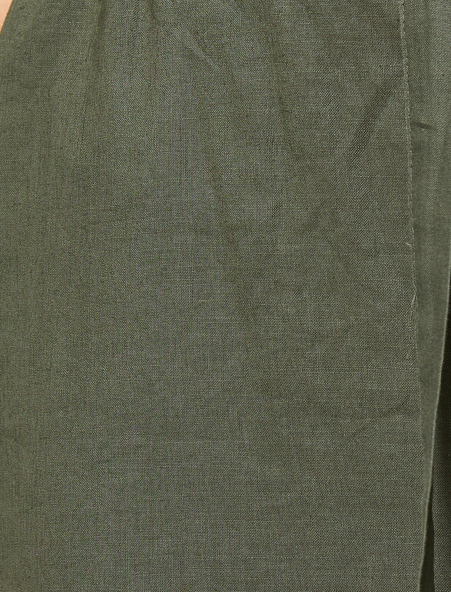   Beli Bağlamalı Yırtmaç Detaylı Midi Etek