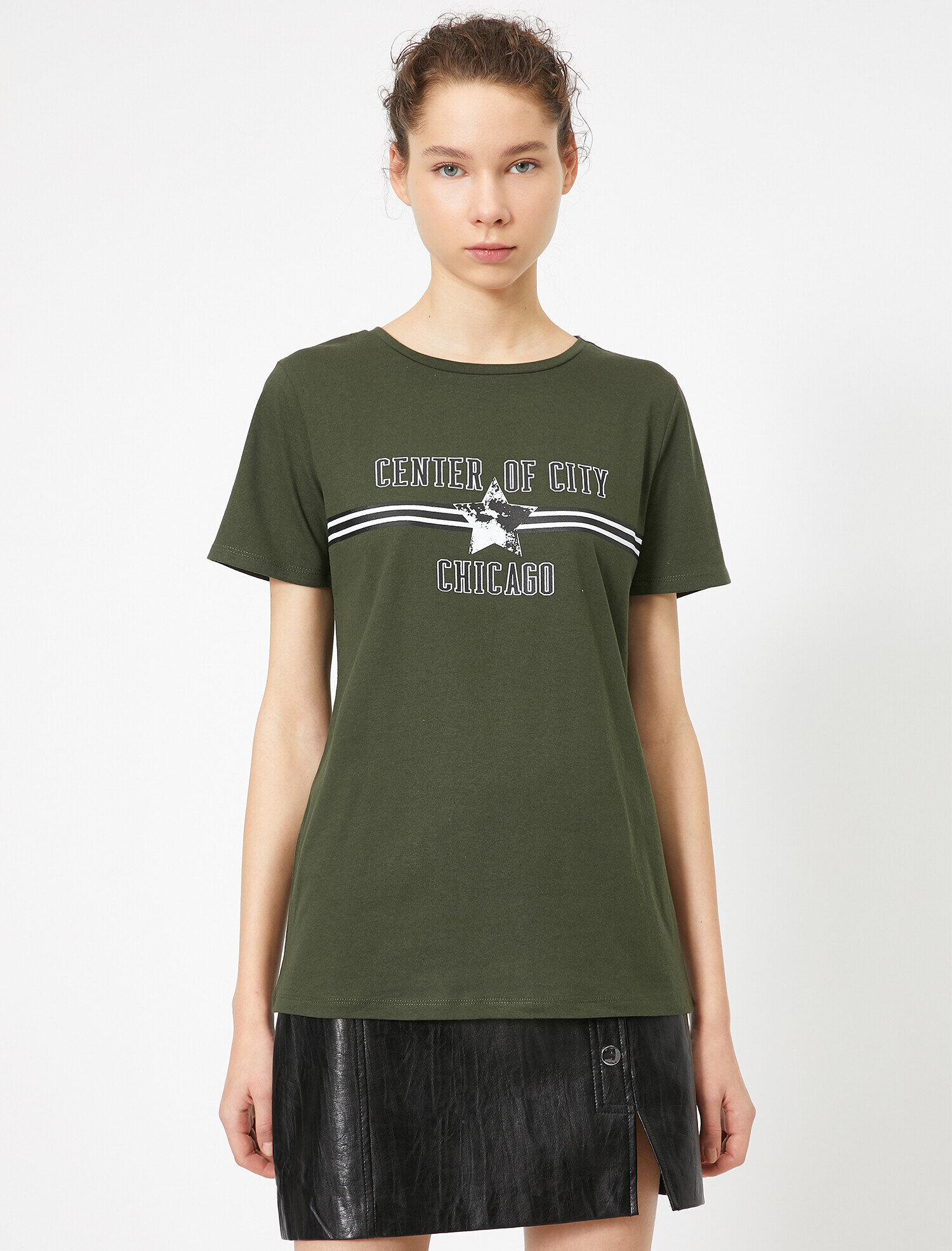   Yazılı Baskılı Tişört