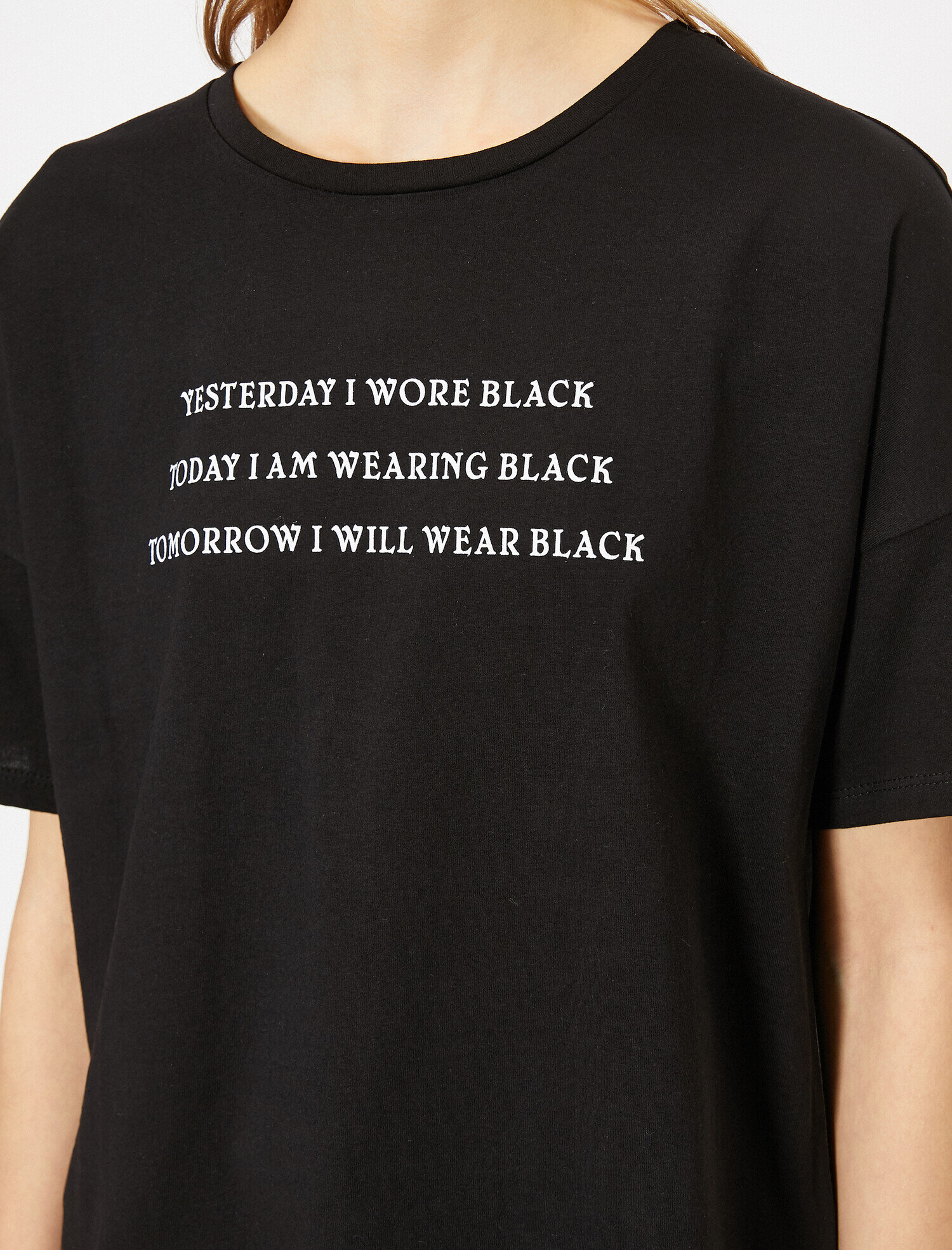   Yazılı Baskılı Tişört