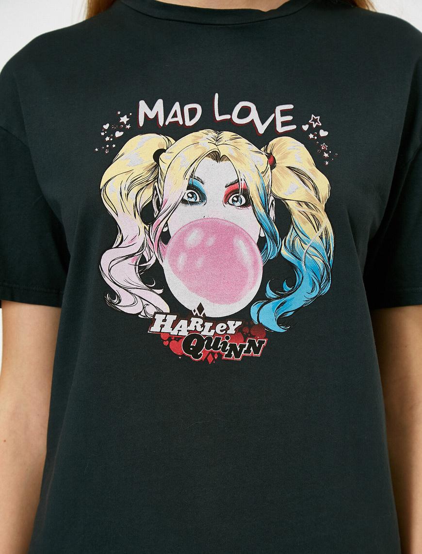   Harley QuinnBaskılı Lisanslı Kısa Kollu Tişört