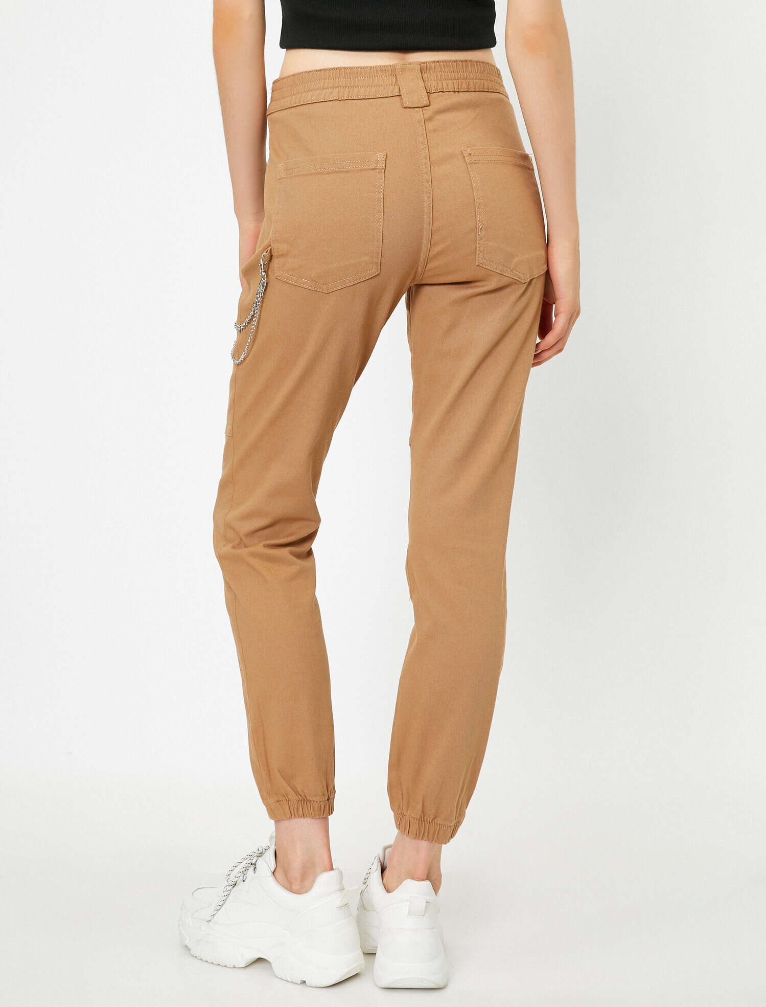   Pamuklu Cep Detaylı Jogger Pantolon