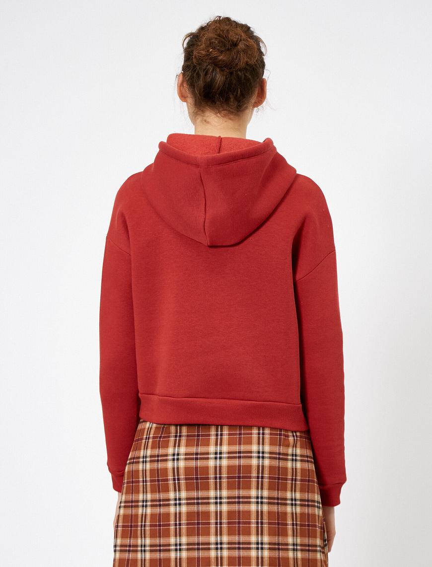   Yazılı Baskılı Sweatshirt