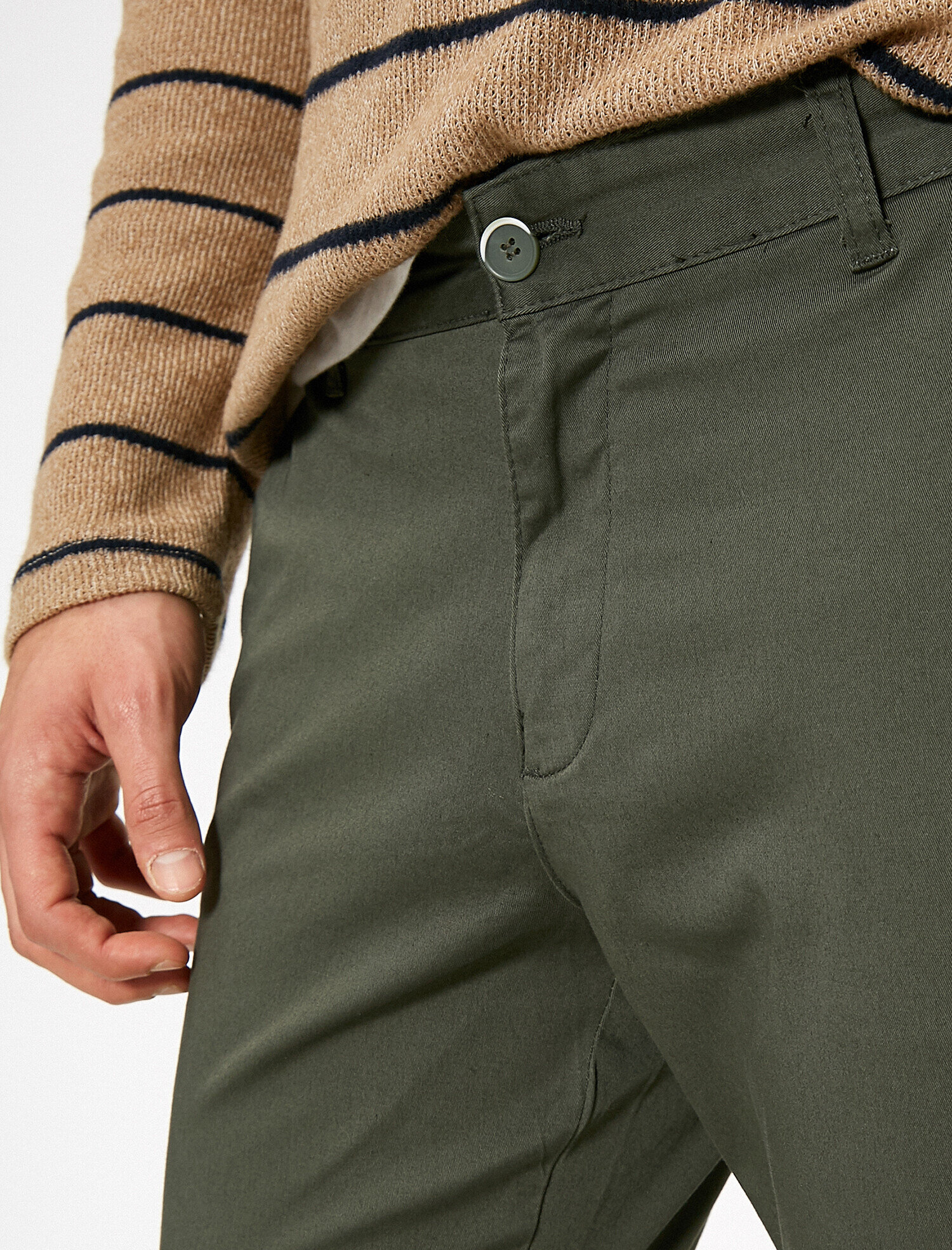 Cep Detaylı Skinny Fit Pantolon