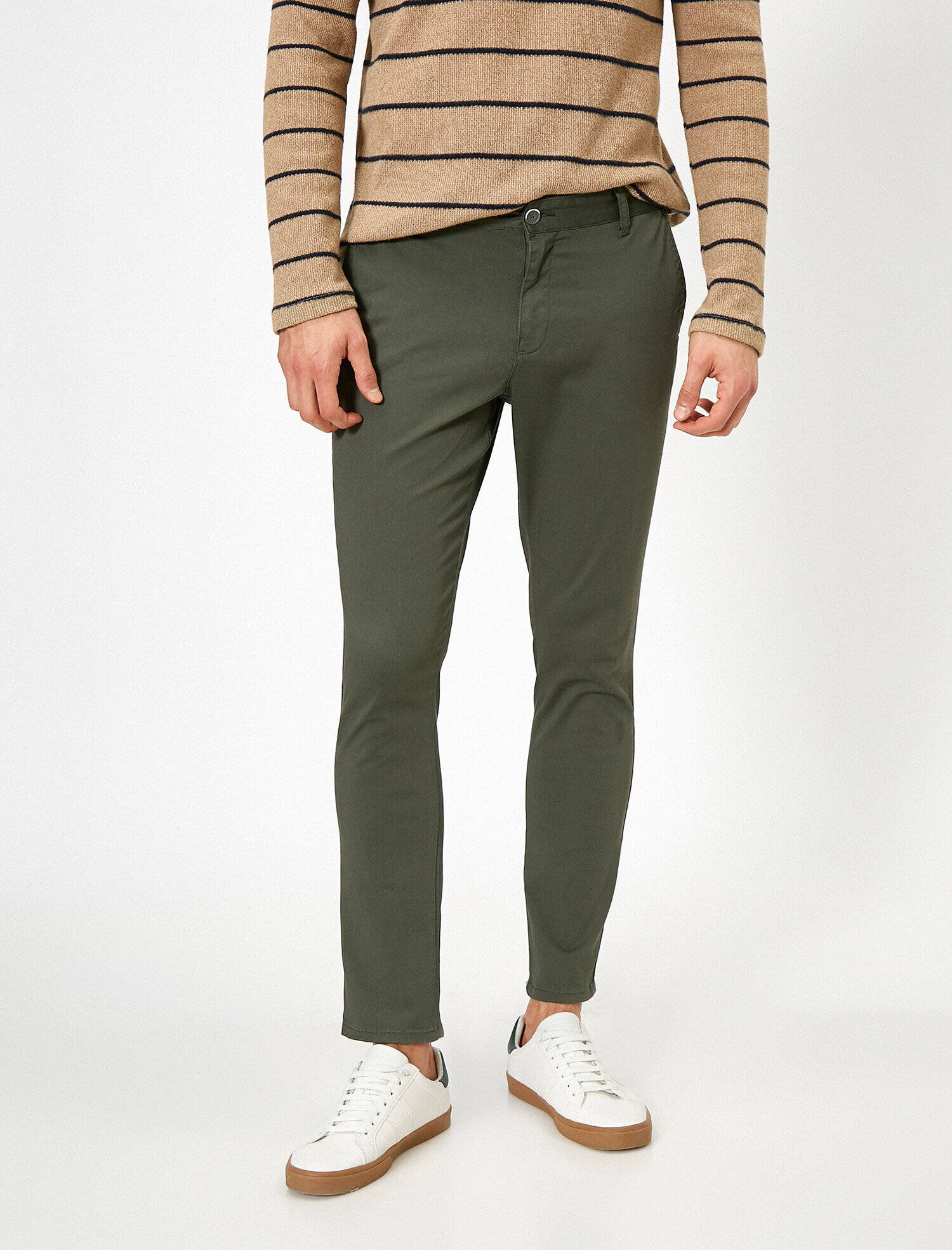 Cep Detaylı Skinny Fit Pantolon