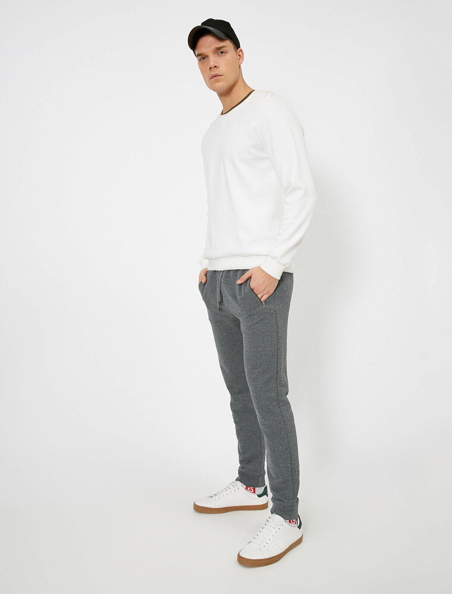   Fermuarlı Cepli Jogger Eşofman Altı