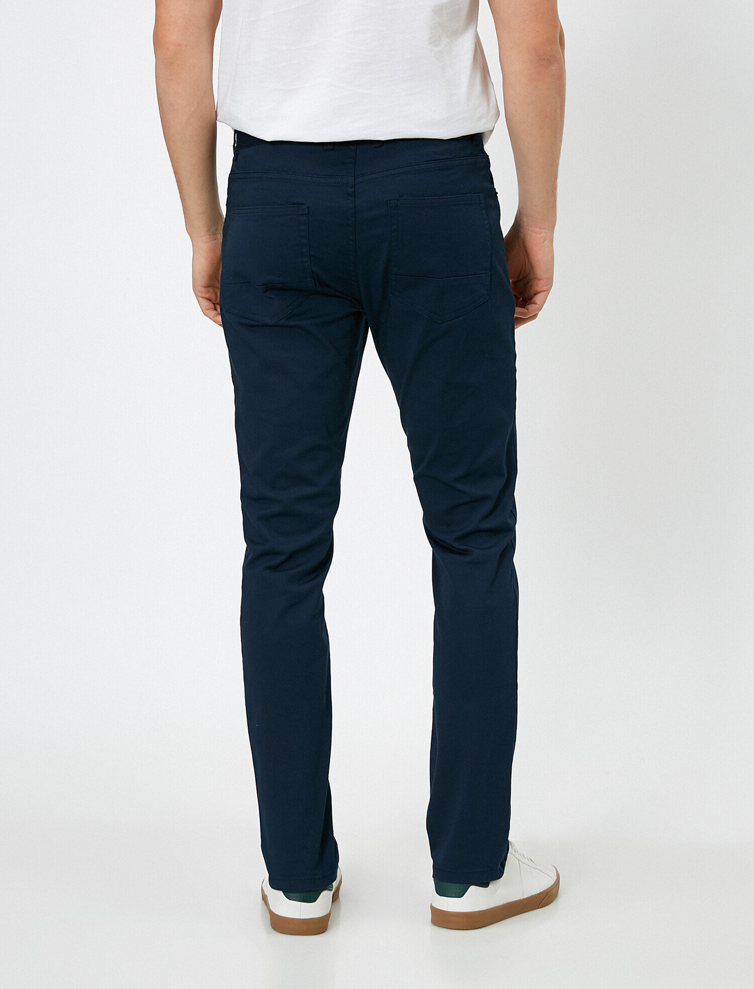   Cep Detaylı Dar Kesim Pantolon