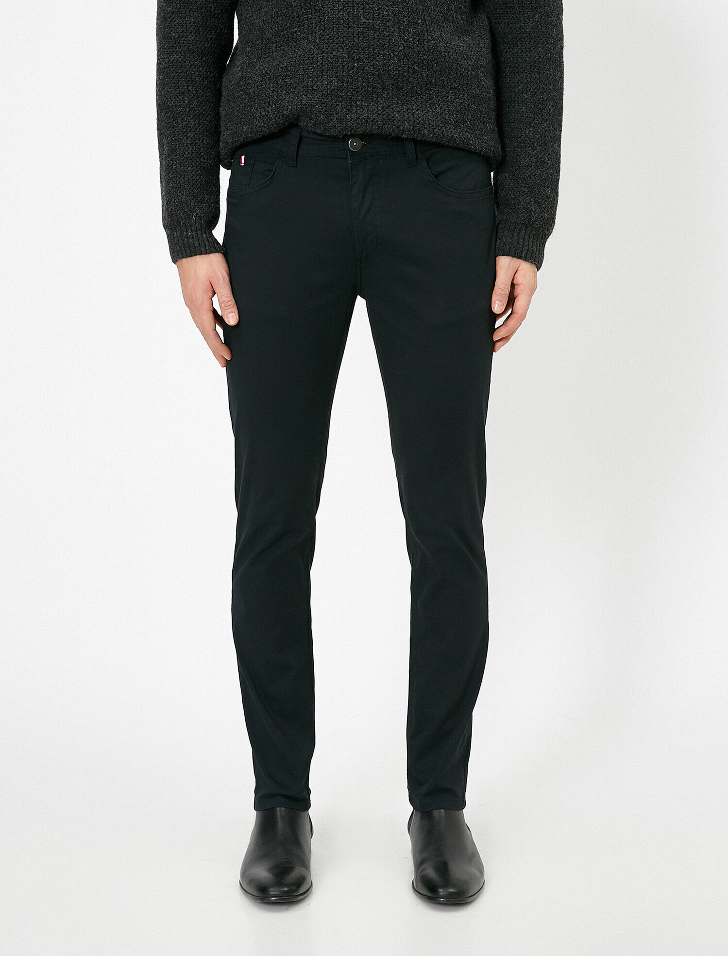   Cep Detaylı Slim Fit Pantolon