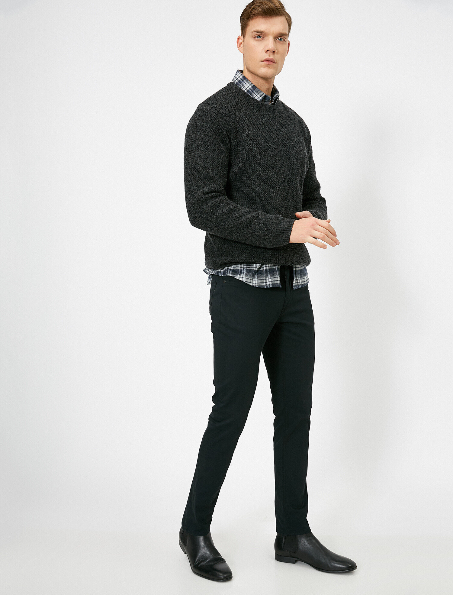   Cep Detaylı Slim Fit Pantolon