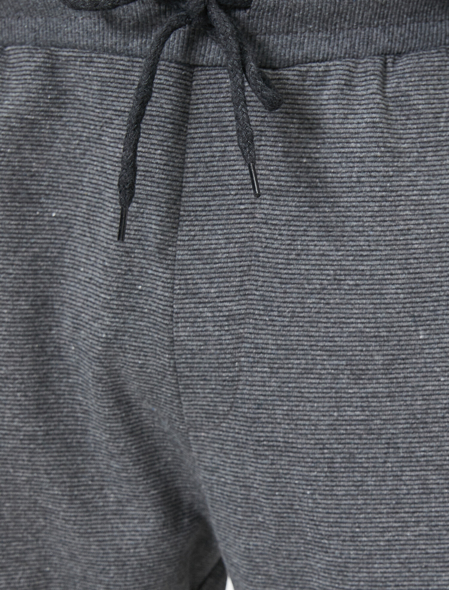   Çizgili Kumaş Detaylı Beli Bağlamalı Cepli Jogger Eşofman Altı