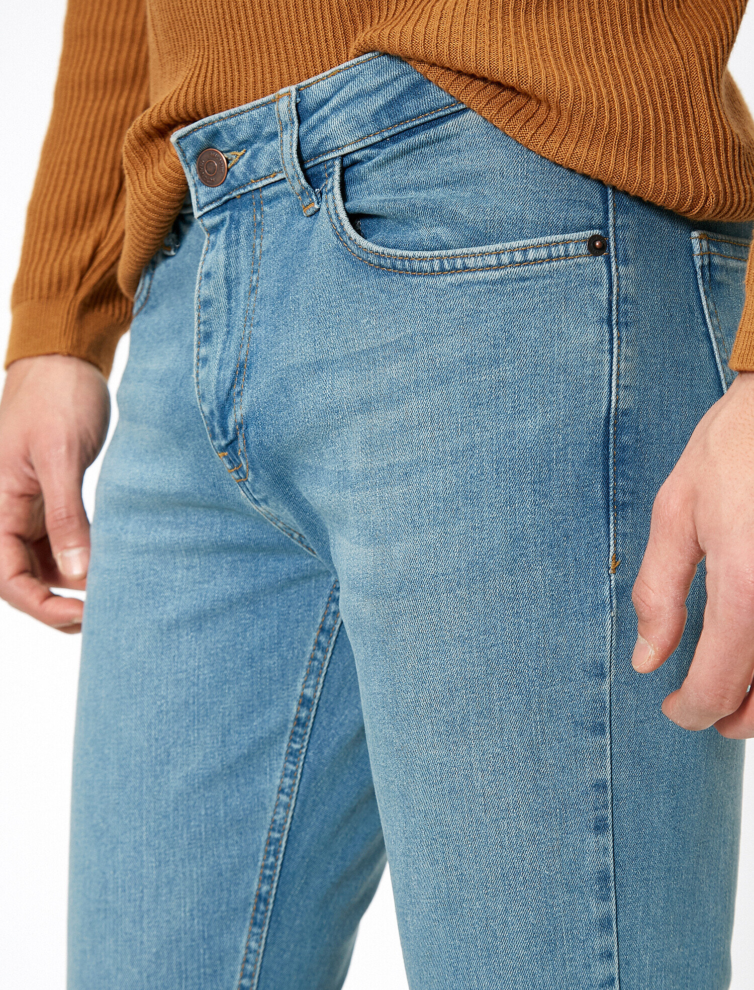   Justın Super Skinny Fit Esnek Kumaş Jean Pantolon