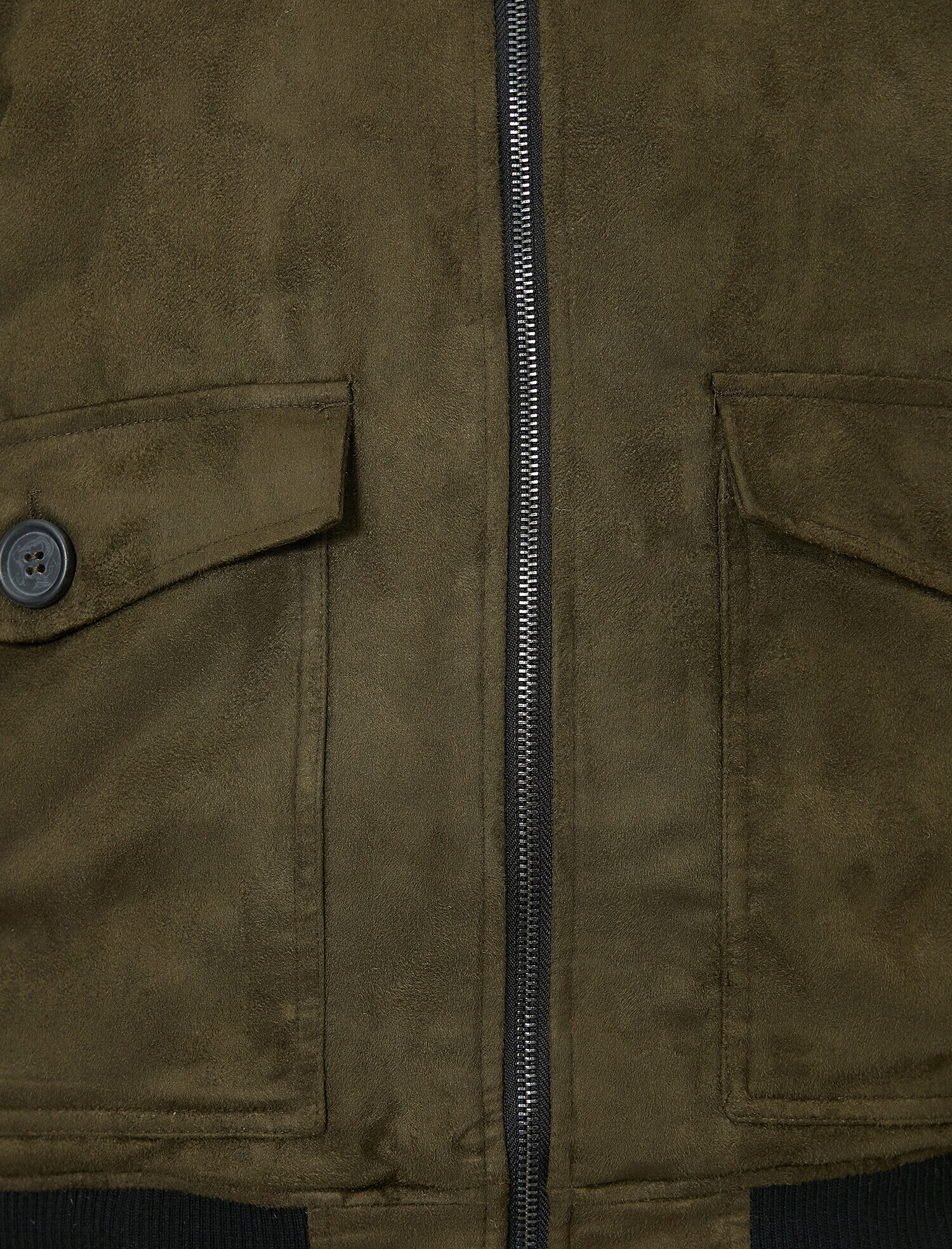   Yakası Suni Kürk Detaylı Mont