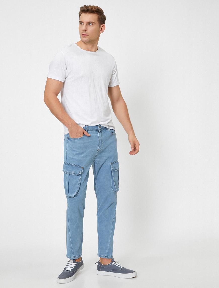   Jogger Fit Jean Kot Pantolon